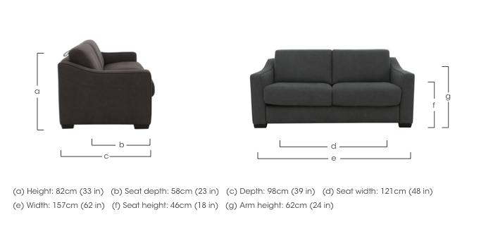 Optimus 2 Seater Fabric Sofa in  on Furniture Village