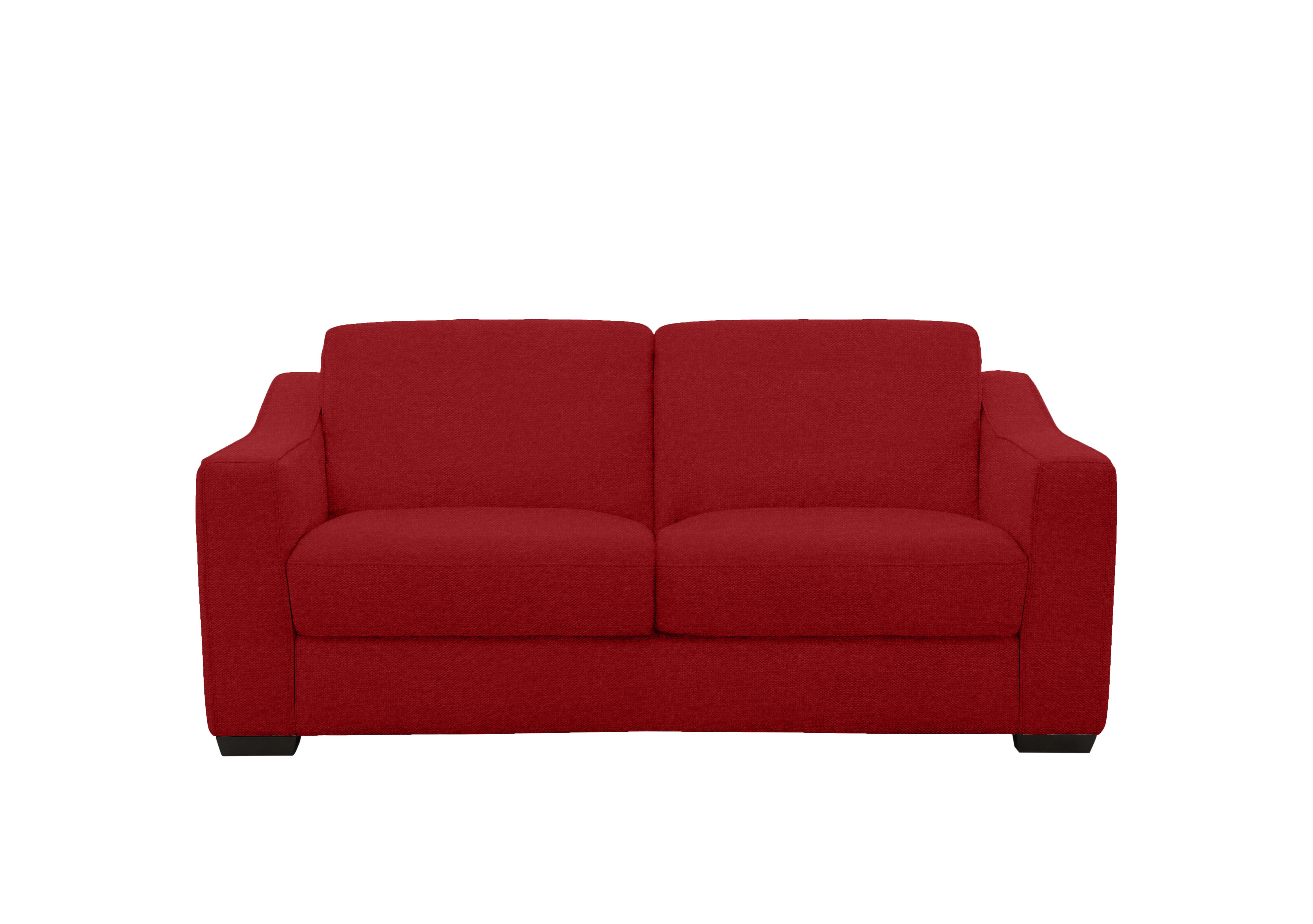 Optimus 2 Seater Fabric Sofa in Fab-Blt-R29 Red on Furniture Village