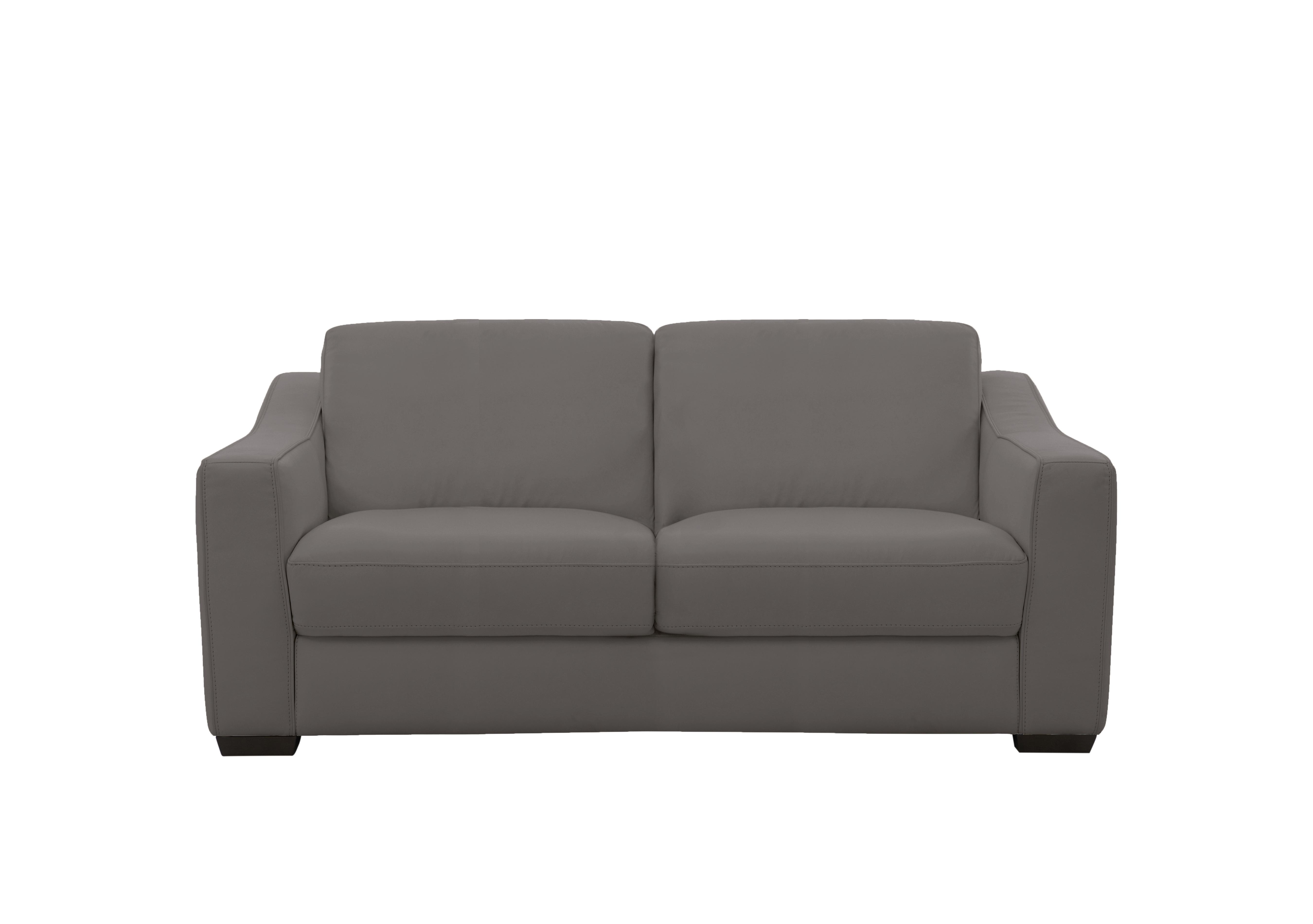 Optimus 2 Seater Leather Sofa in Bv-042e Elephant on Furniture Village