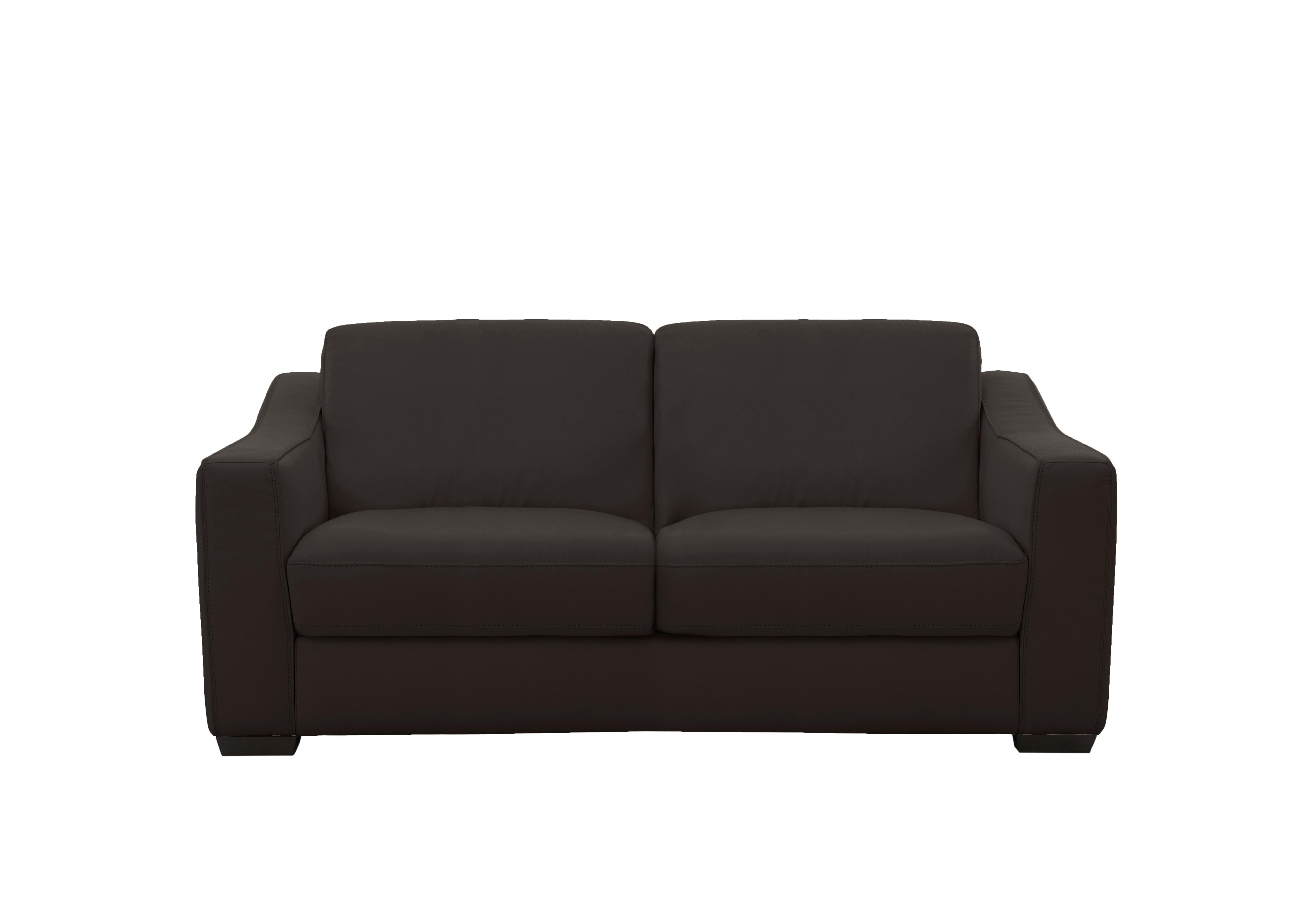 Optimus 2 Seater Leather Sofa in Bv-1748 Dark Chocolate on Furniture Village