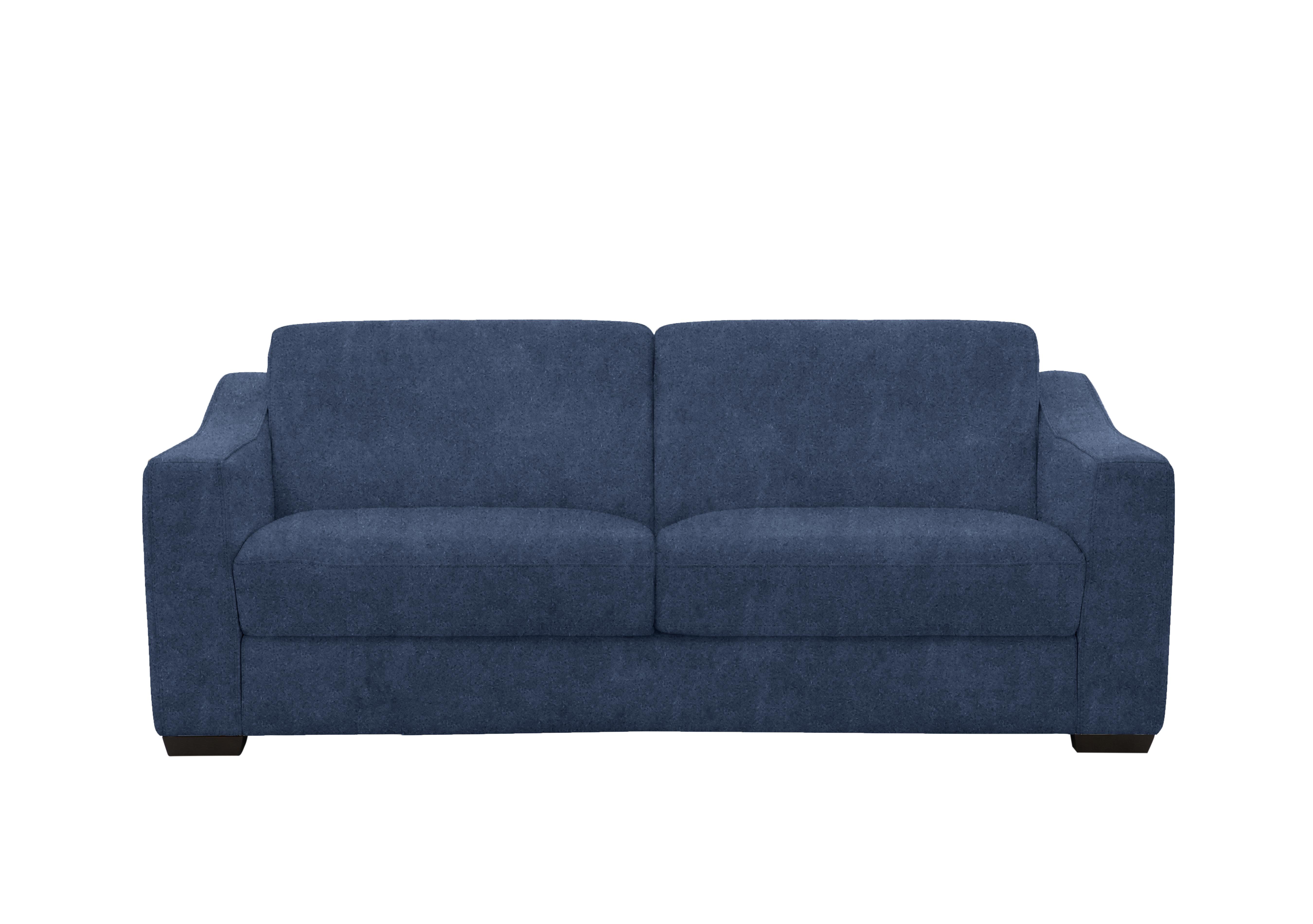 Optimus 3 Seater Fabric Sofa in Bfa-Blj-R10 Blue on Furniture Village