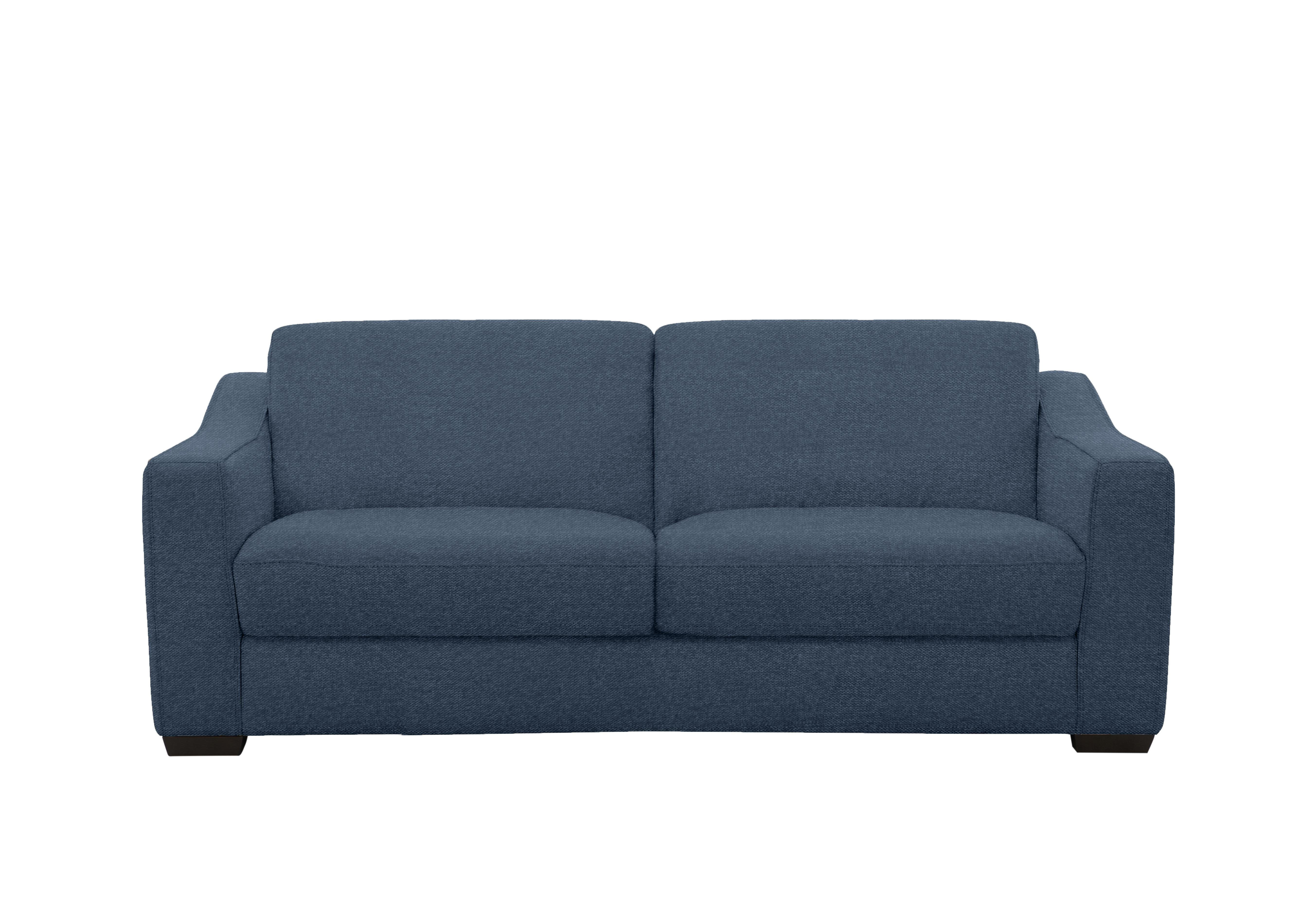 Optimus 3 Seater Fabric Sofa in Fab-Blt-R38 Blue on Furniture Village