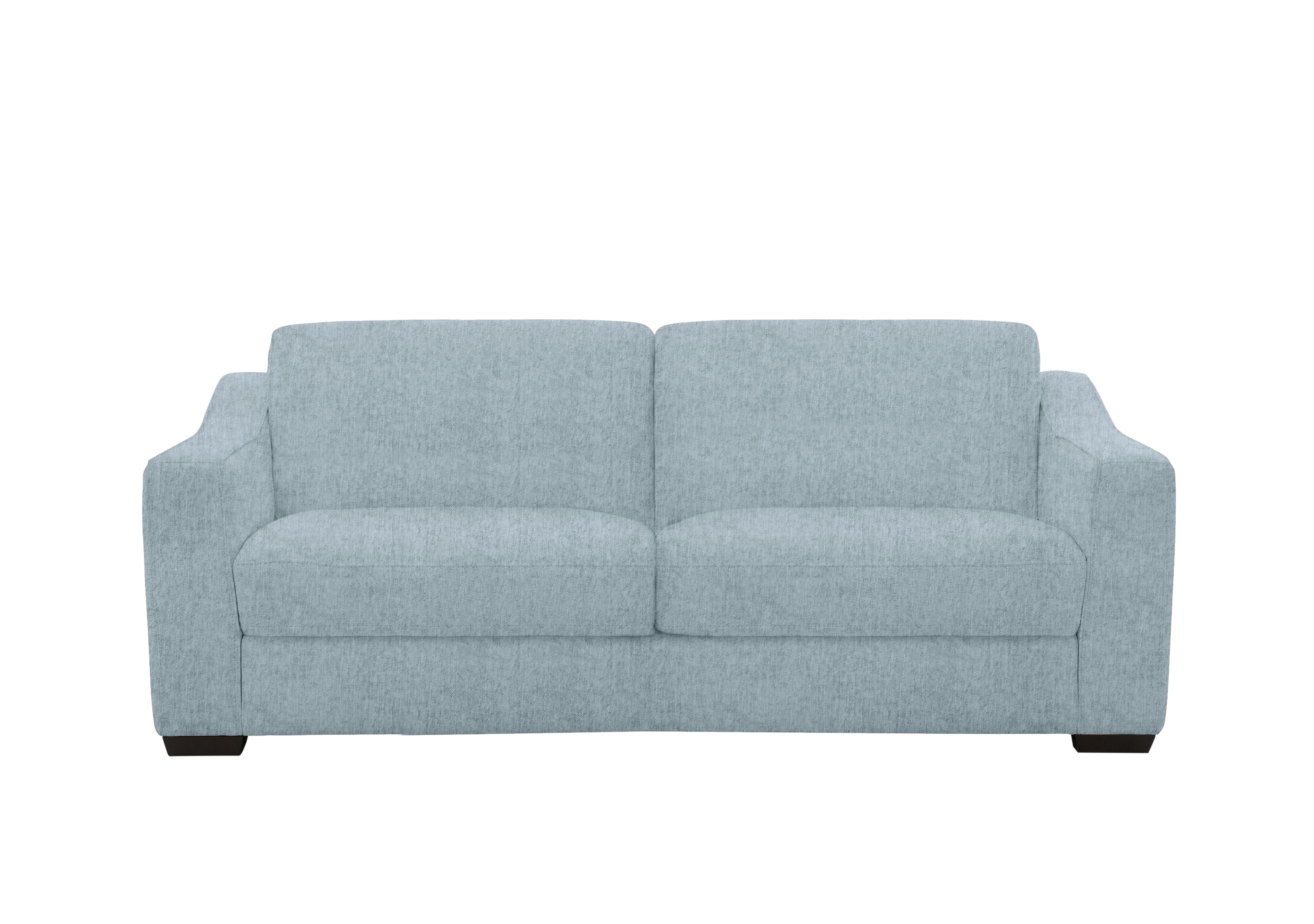 Optimus 3 Seater Fabric Sofa in Fab-Meo-R17 Baby Blue on Furniture Village