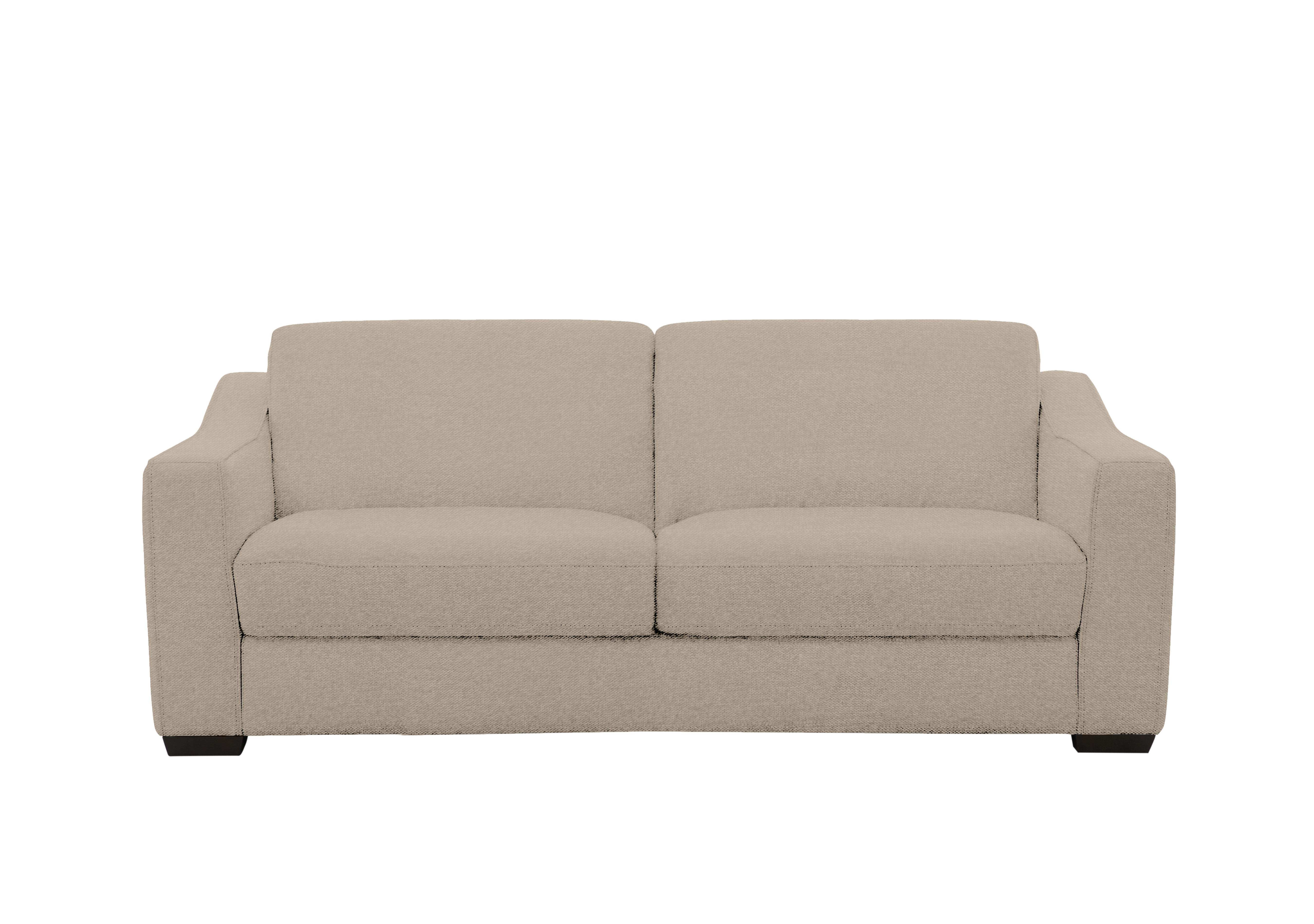 Optimus 3 Seater Fabric Sofa in Fab-Ska-R28 Beige on Furniture Village