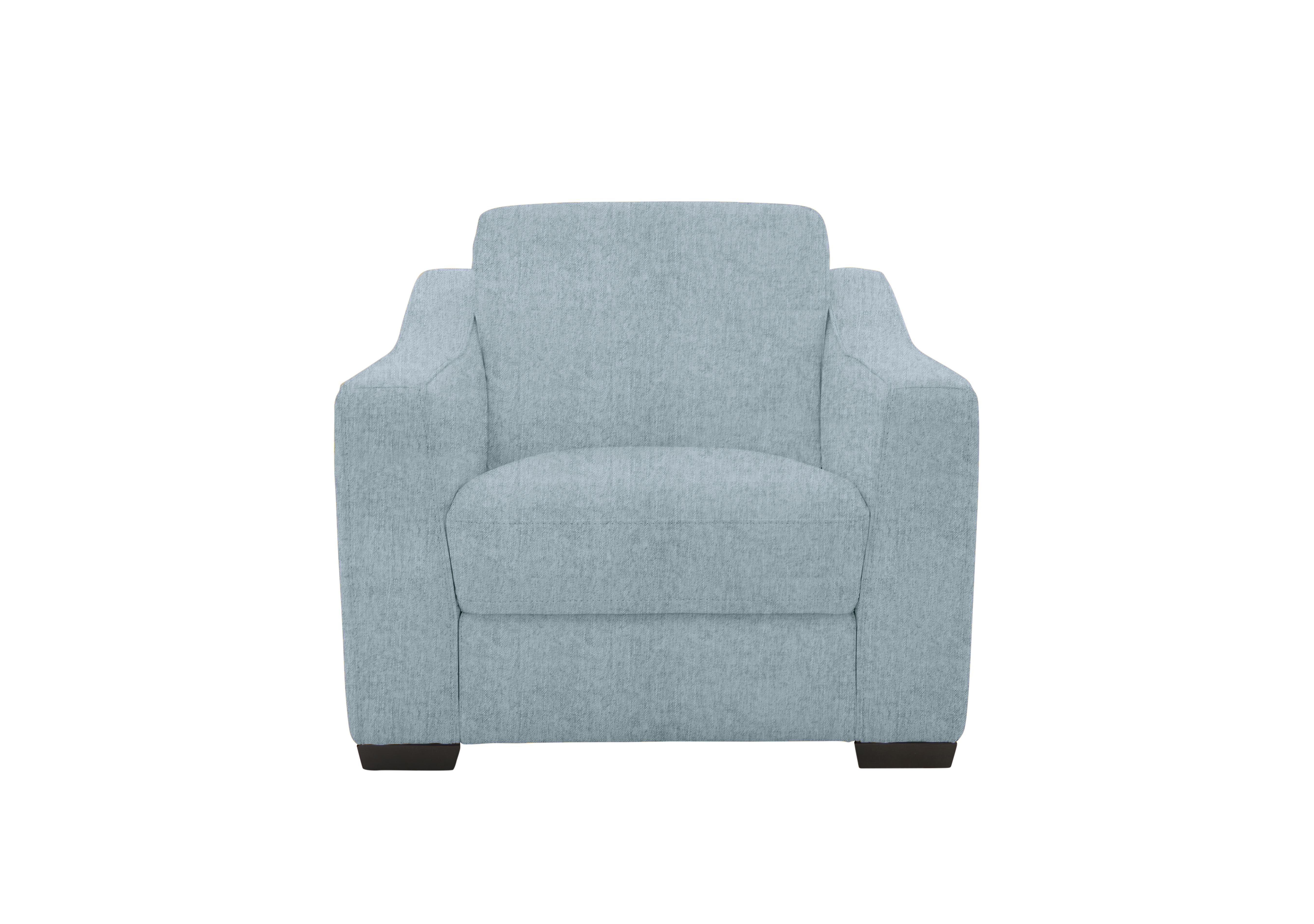 Optimus Fabric Armchair in Fab-Meo-R17 Baby Blue on Furniture Village