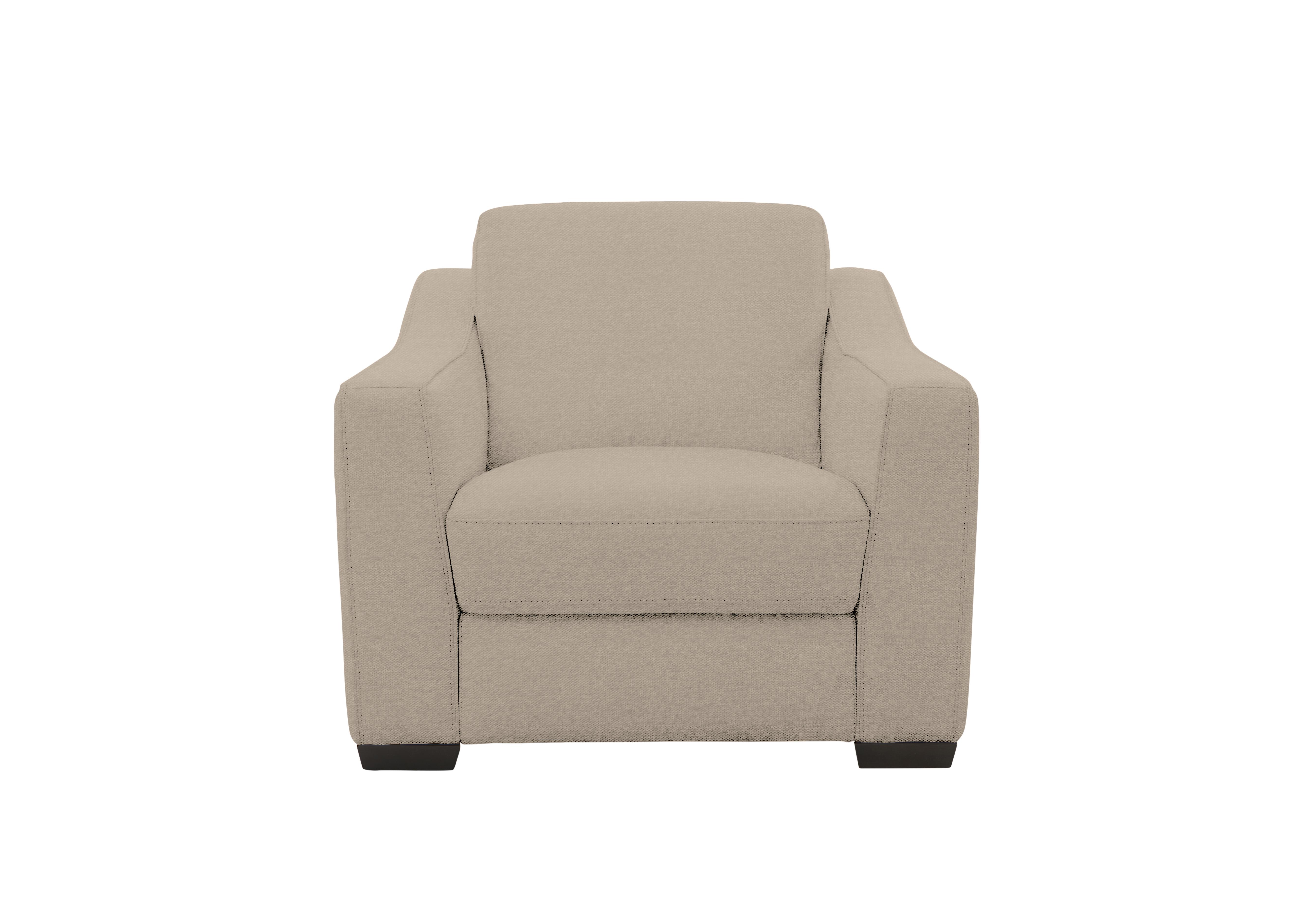Optimus Fabric Armchair in Fab-Ska-R28 Beige on Furniture Village