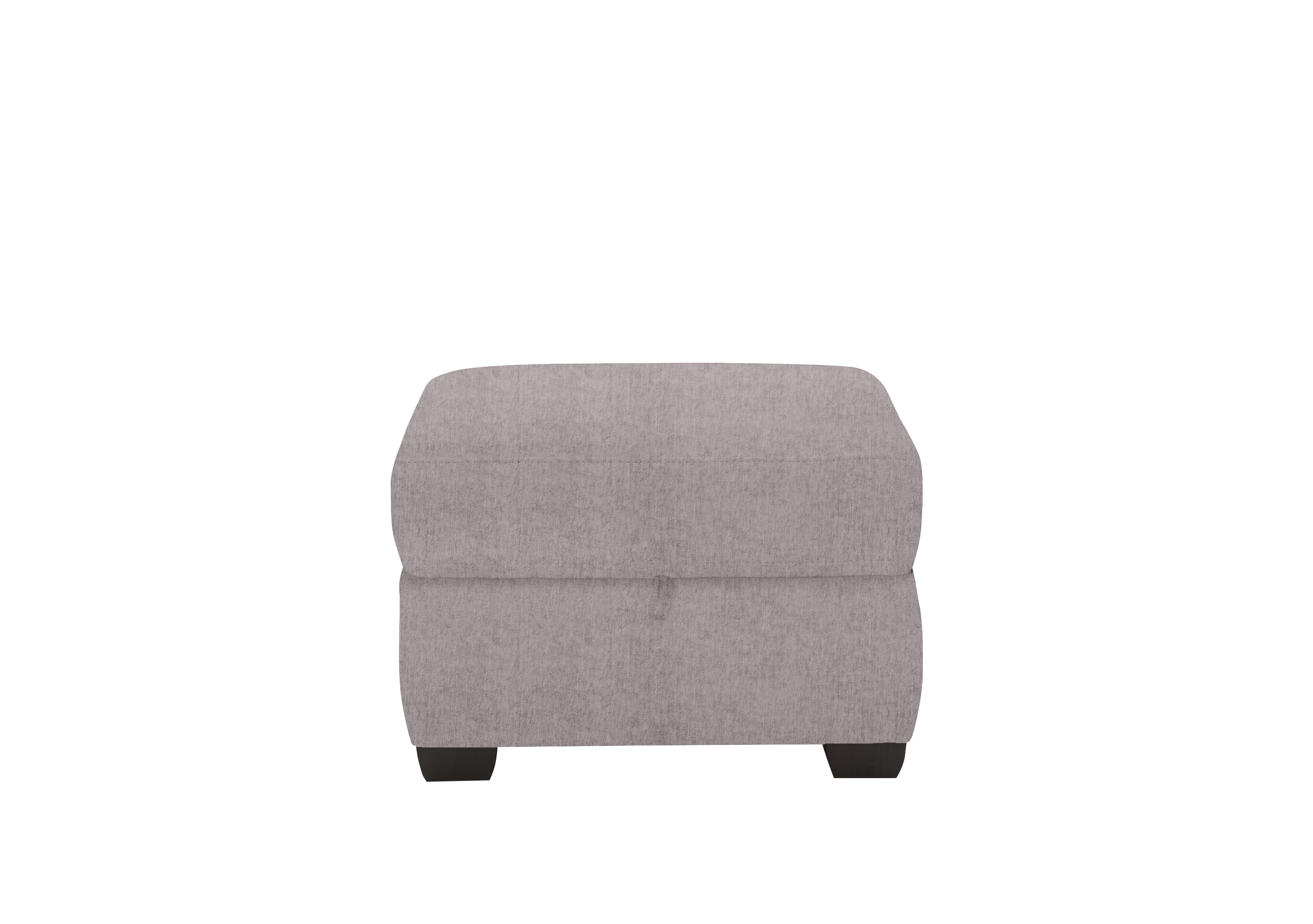 Optimus Fabric Storage Footstool in Fab-Meo-R27 Pewter on Furniture Village