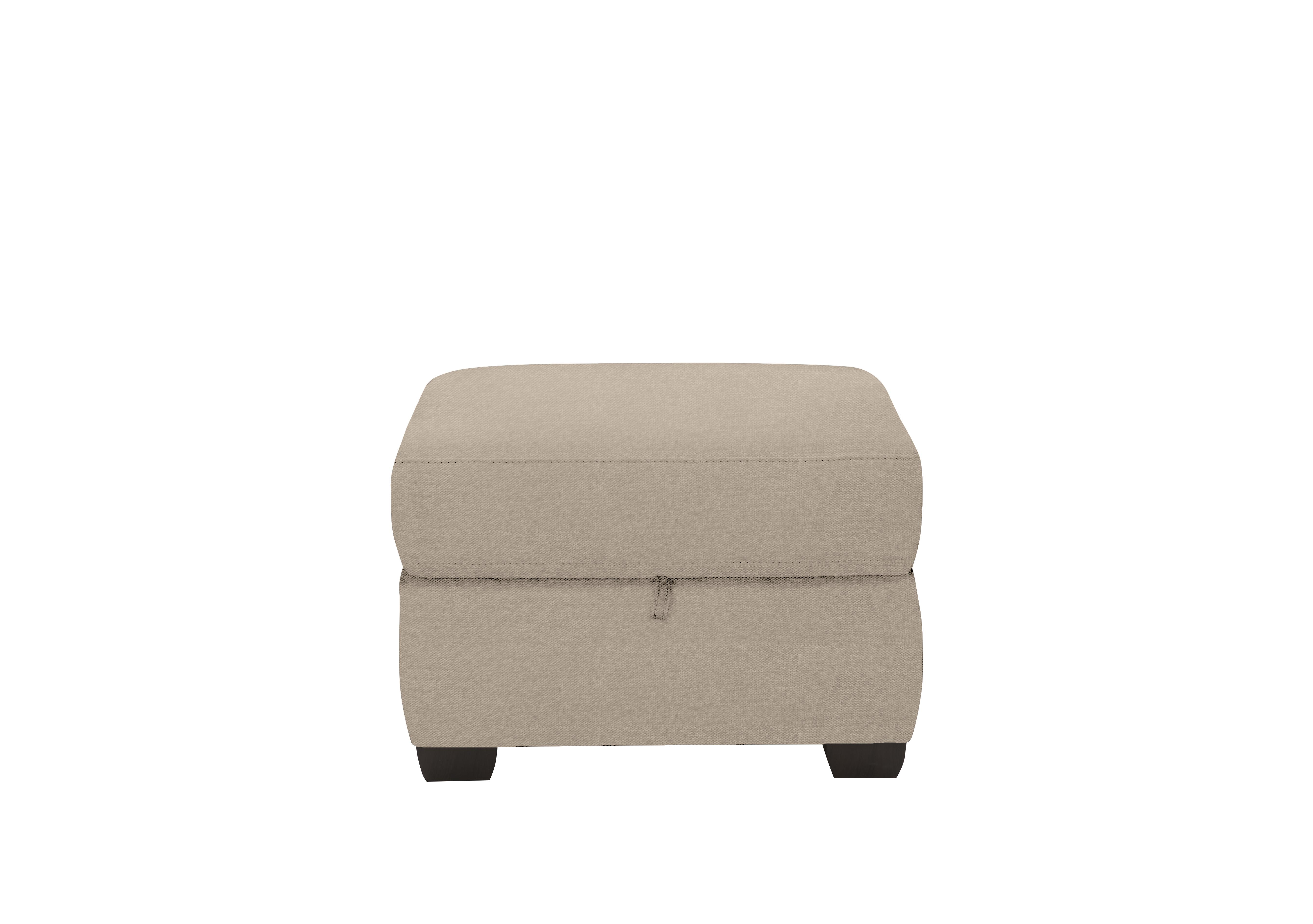 Optimus Fabric Storage Footstool in Fab-Ska-R28 Beige on Furniture Village