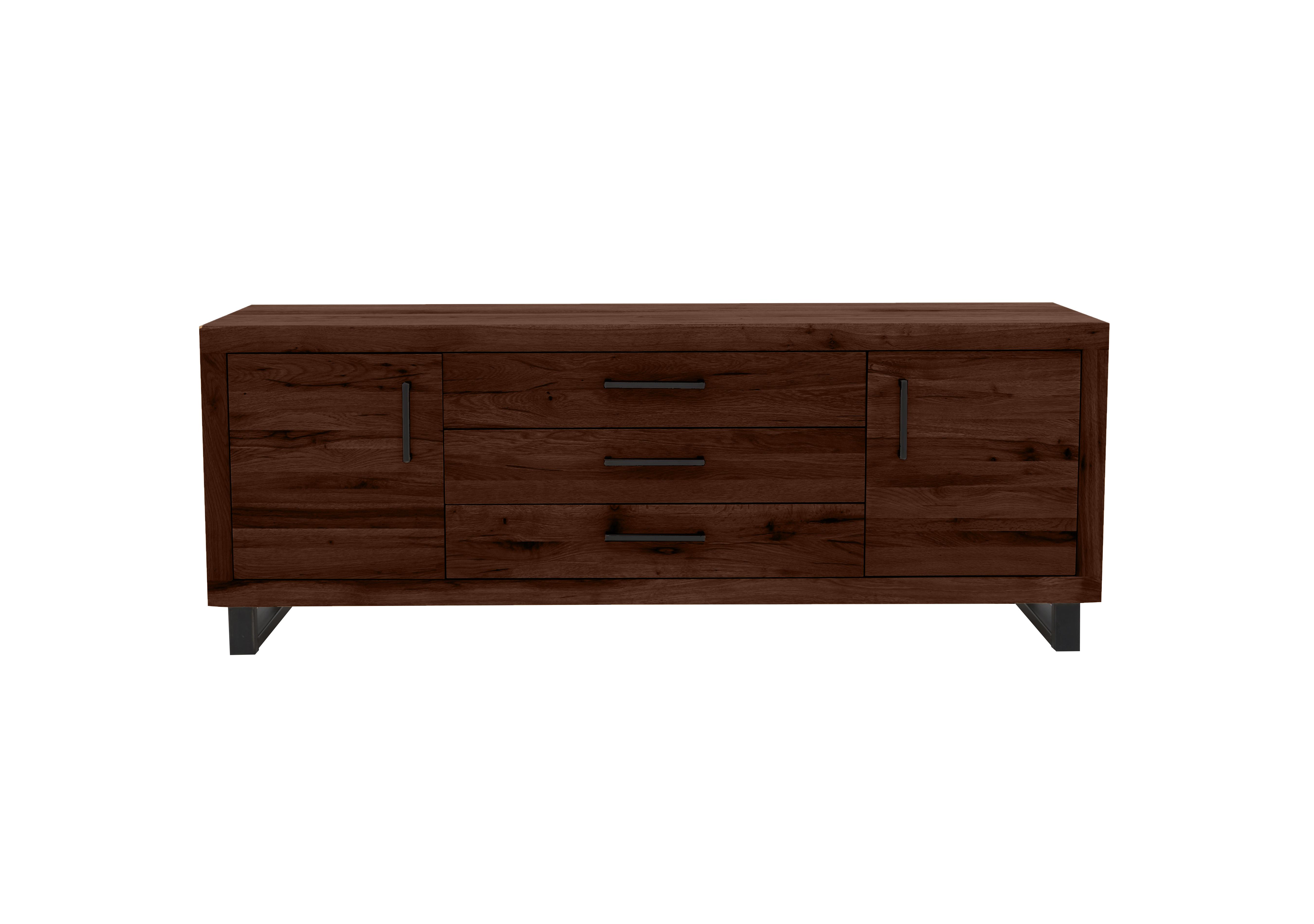 Terra Large 2 Door 3 Drawer Sideboard in 2 Smoked on Furniture Village