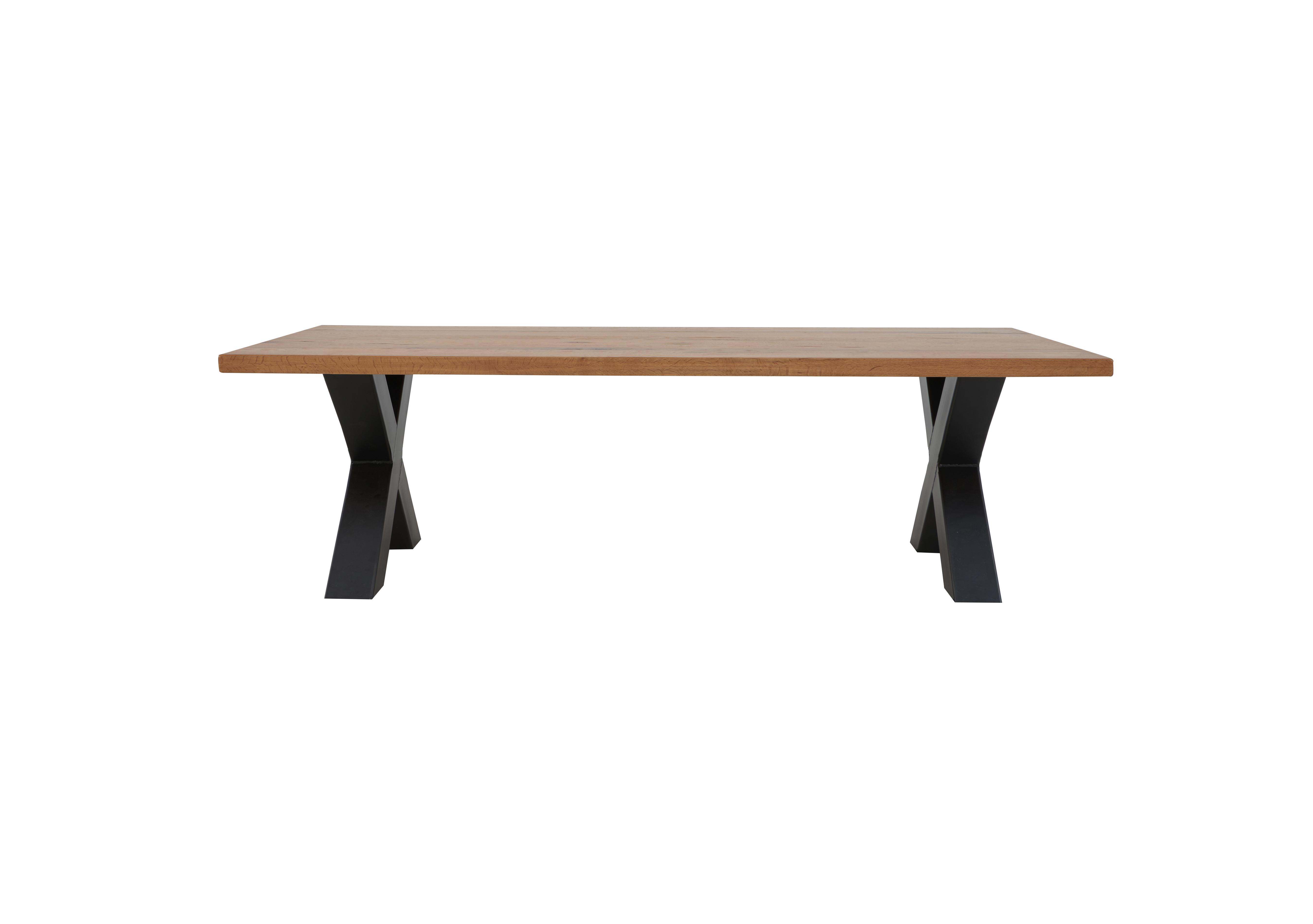 Terra Coffee Table with Frida X Leg in 01 Oiled on Furniture Village