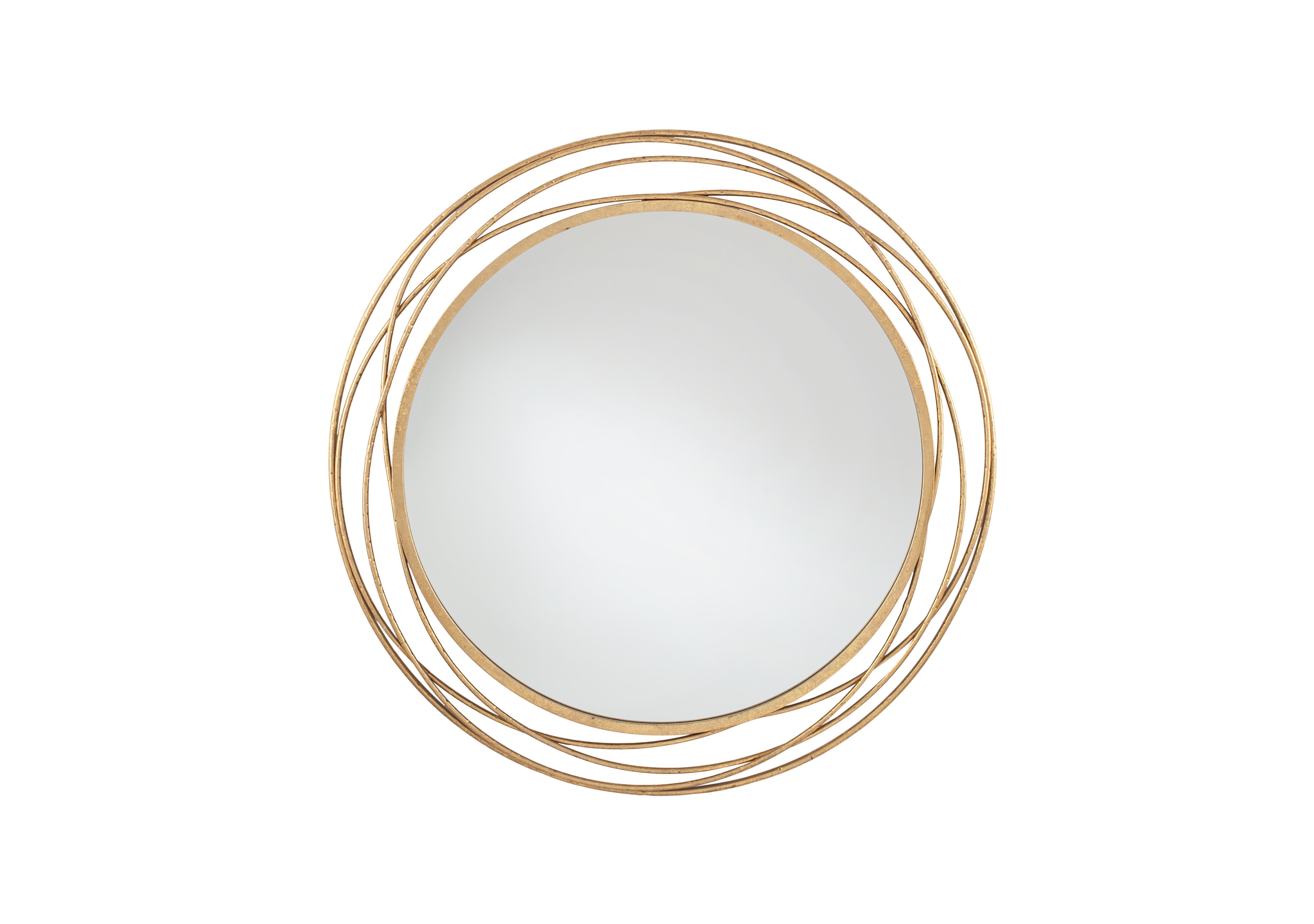 Edith Mirror in Gold on Furniture Village