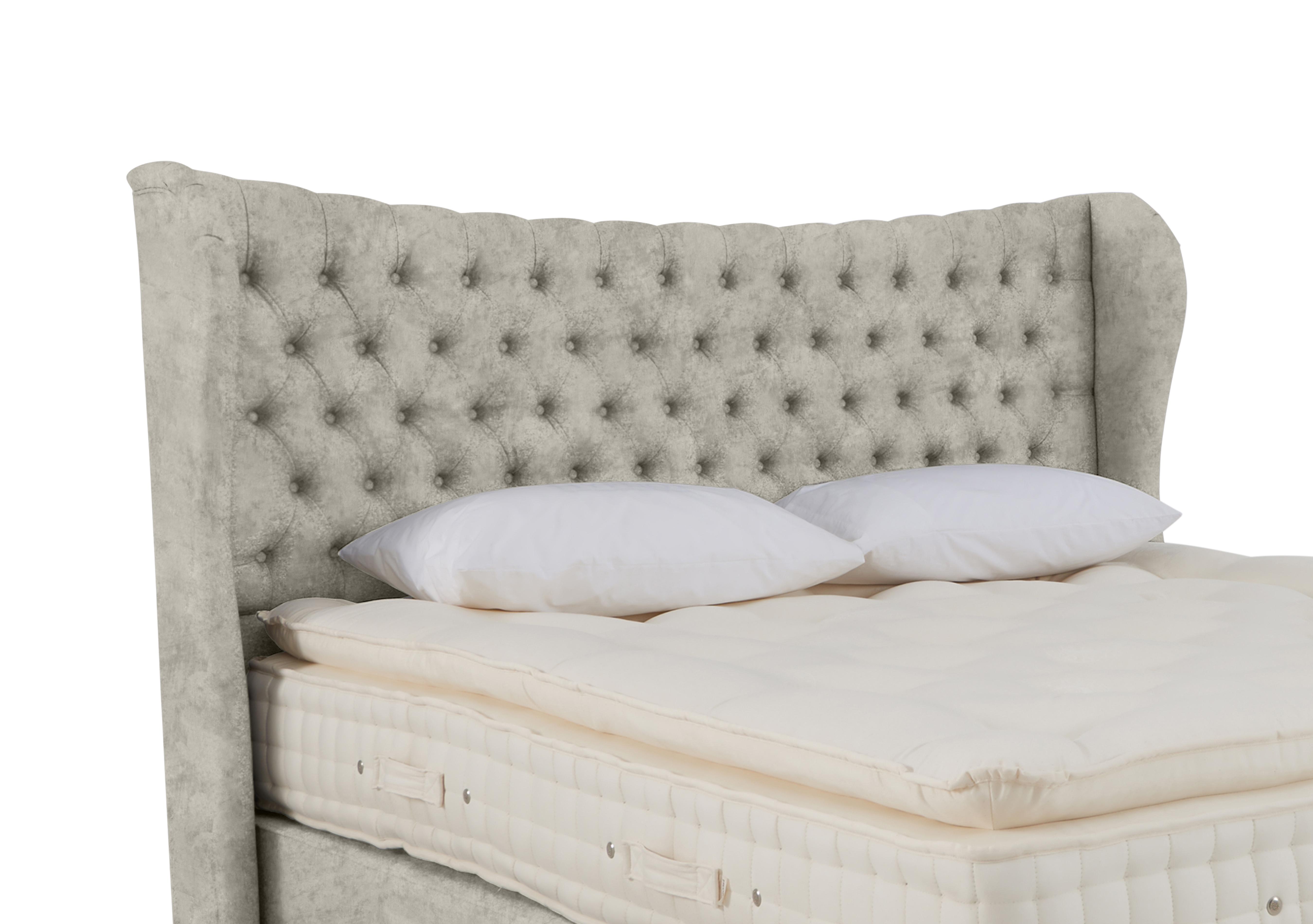 Bespoke Hurley Floor Standing Headboard in Daytona Stone on Furniture Village