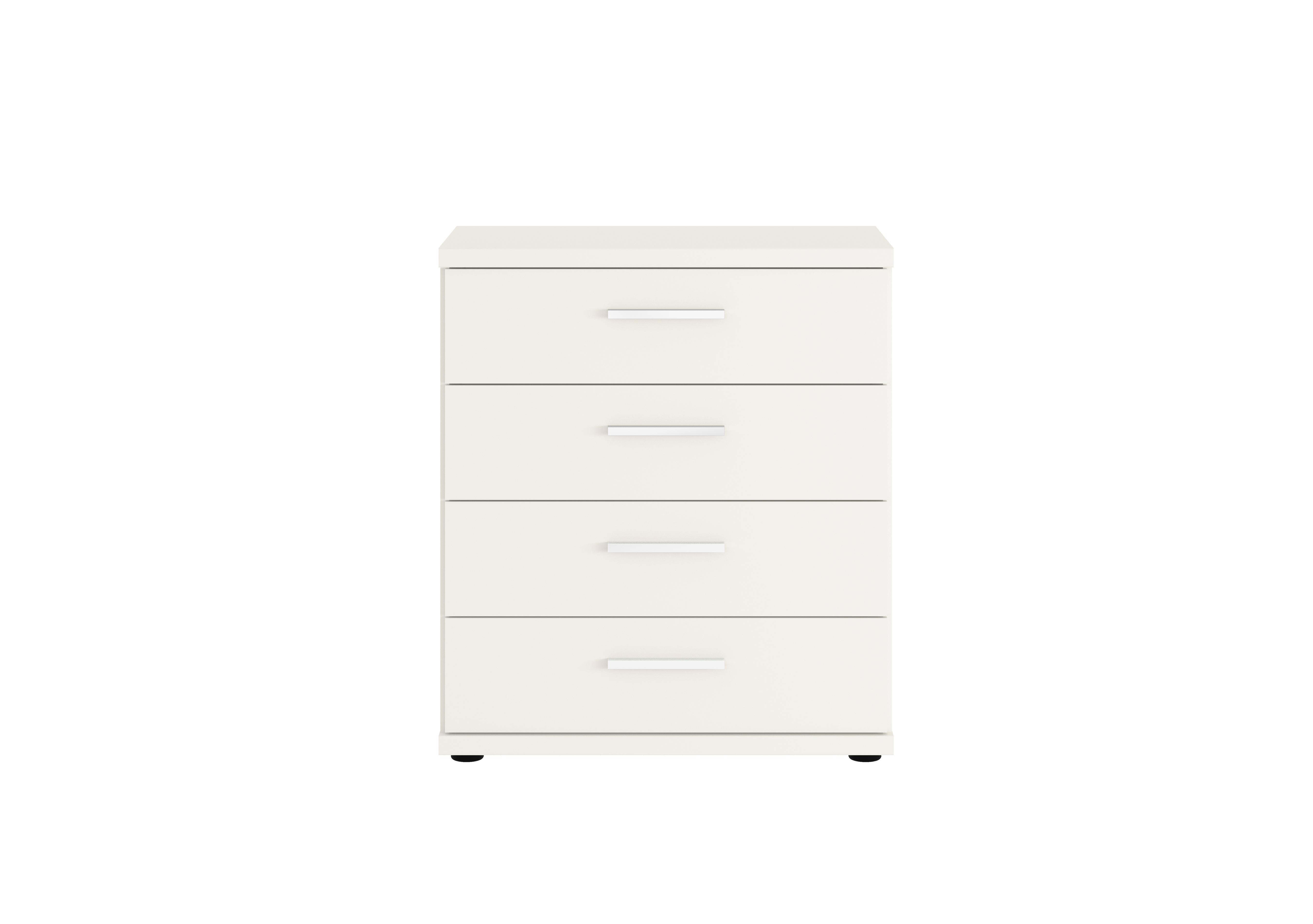 Kempton 4 Drawer Wide Chest in White on Furniture Village