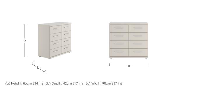 Kempton 8 Drawer Chest in  on Furniture Village