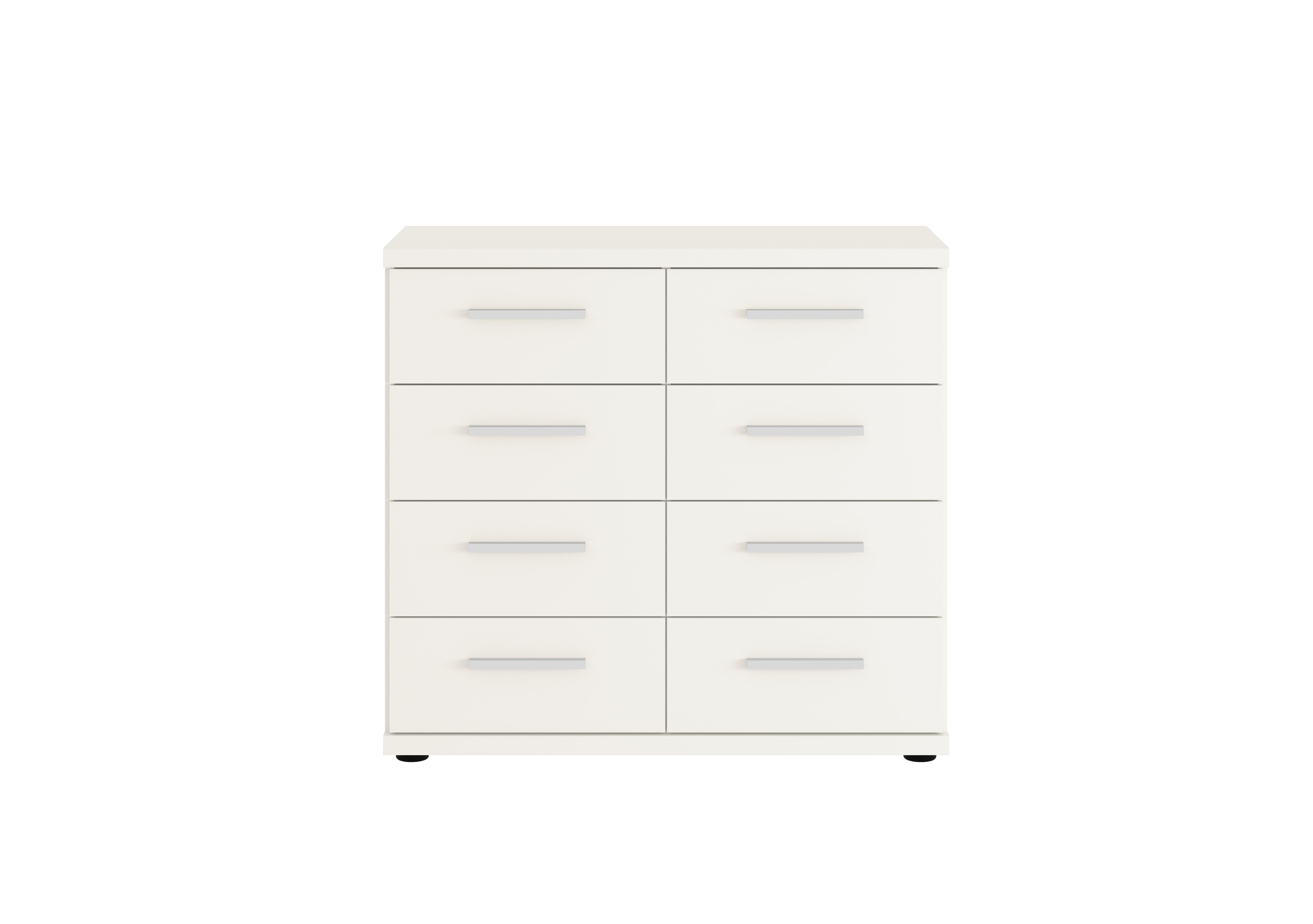 Kempton 8 Drawer Chest in White on Furniture Village