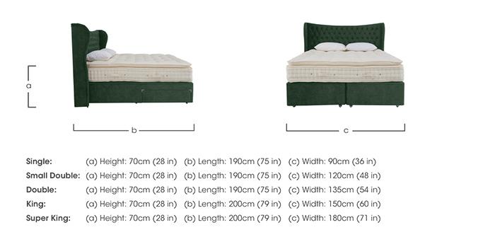 Bespoke Emperor Divan Set in  on Furniture Village