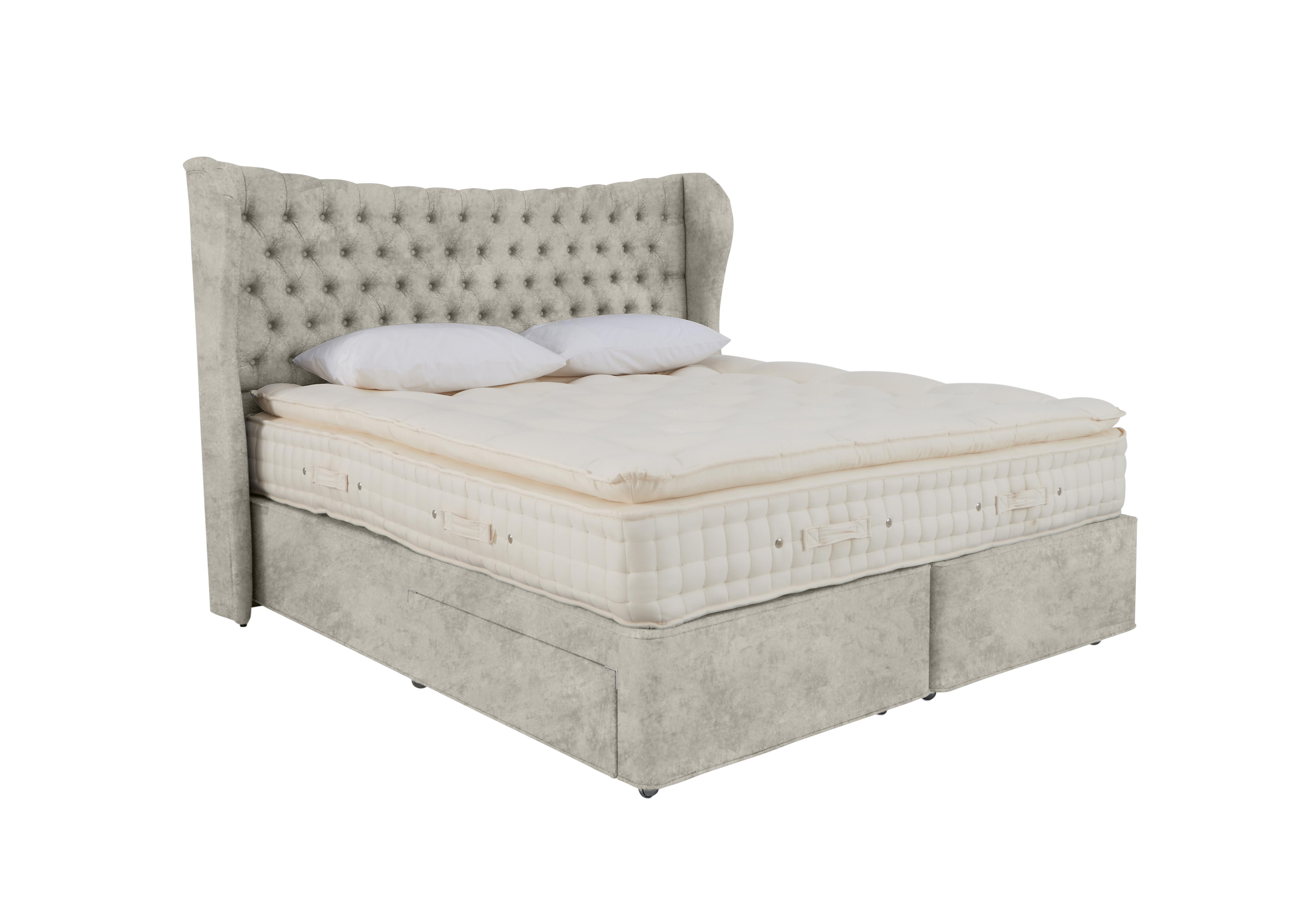 Bespoke Emperor Divan Set in Daytona Stone on Furniture Village