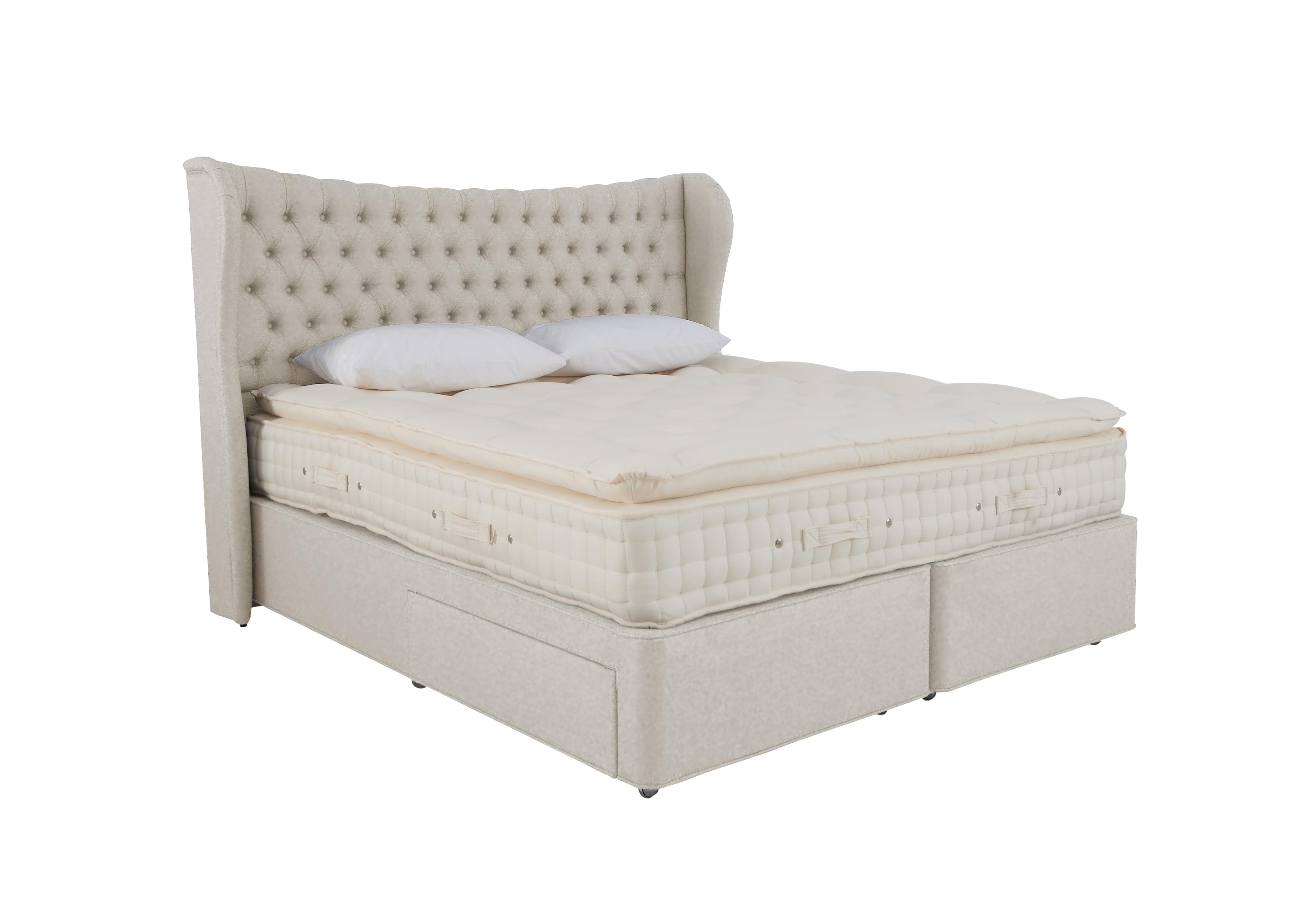 Bespoke Emperor Divan Set in Imperio 903 Stone on Furniture Village