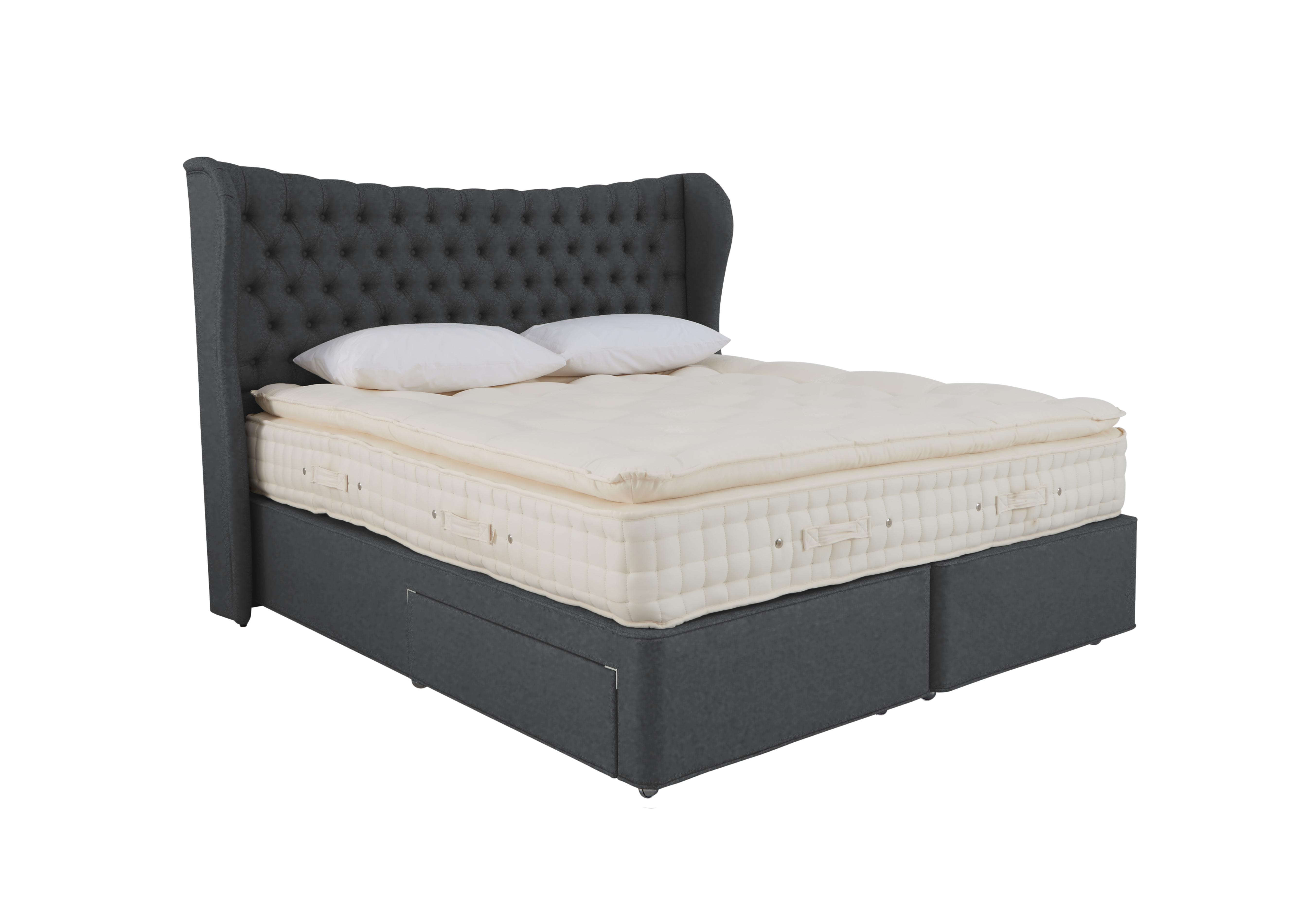 Bespoke Emperor Divan Set in Maestro 6007 Carbon on Furniture Village