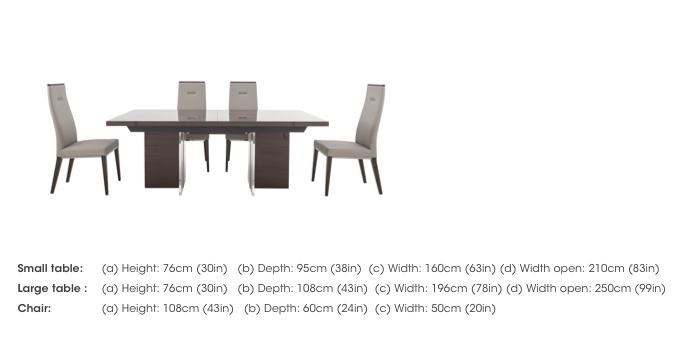 Corrado Extending Dining Table and 4 Dining Chairs in  on Furniture Village