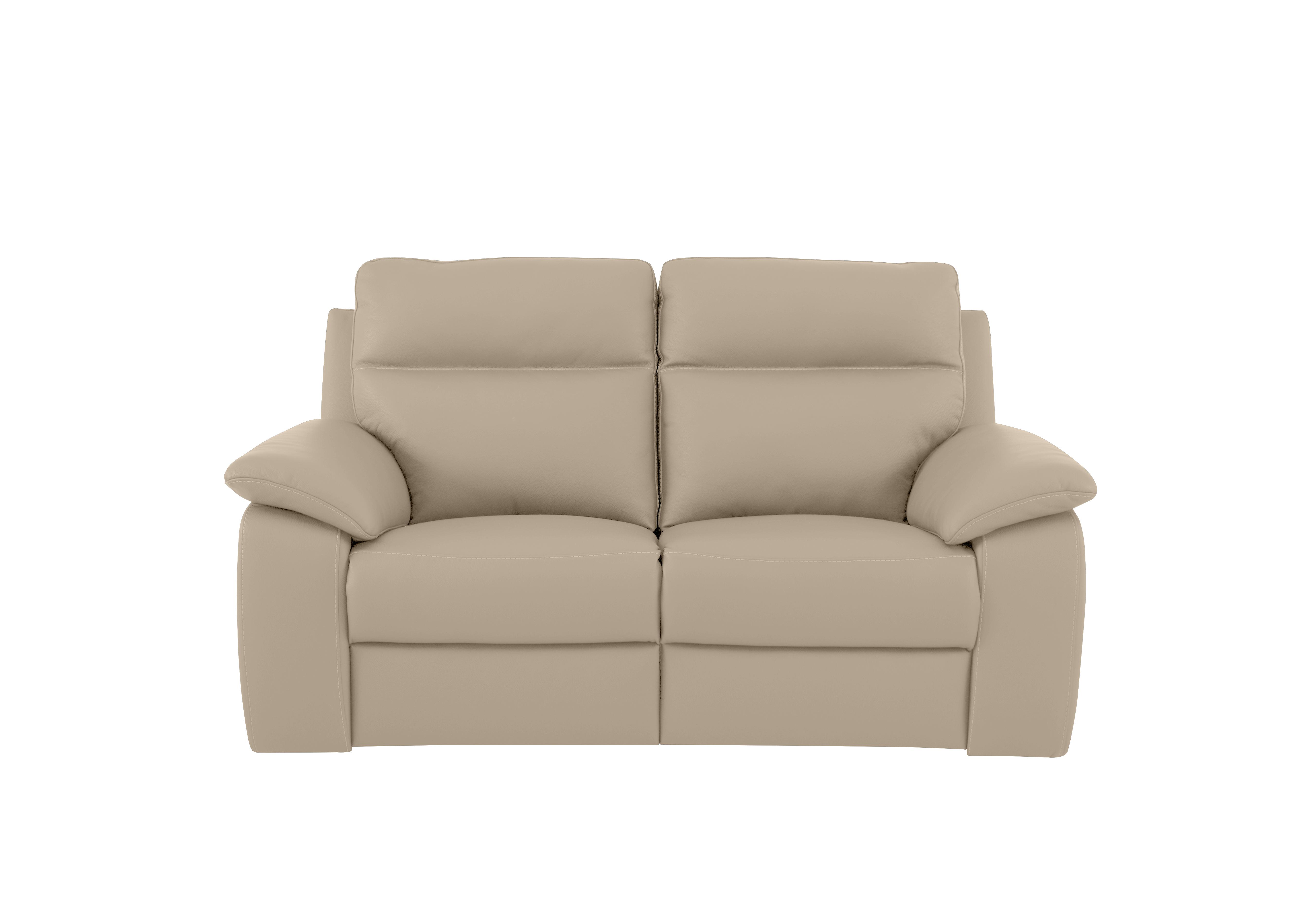 Pepino 2 Seater Leather Sofa in 352 Torello Fango on Furniture Village
