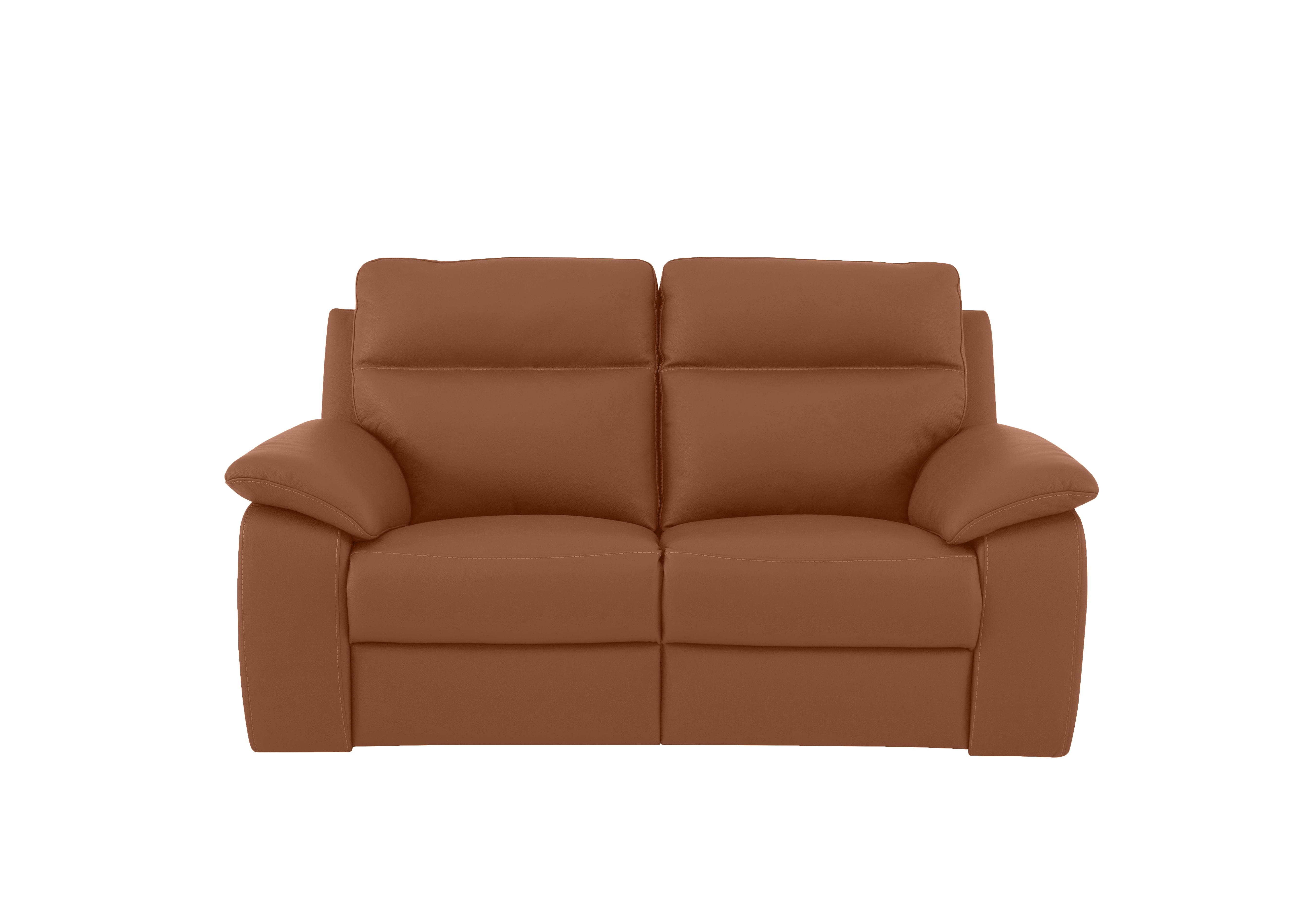 Pepino 2 Seater Leather Sofa in 363 Torello Cognac on Furniture Village