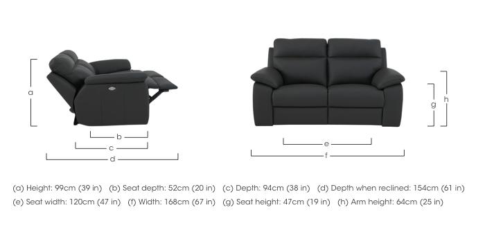 Pepino 2 Seater Leather Sofa in  on Furniture Village