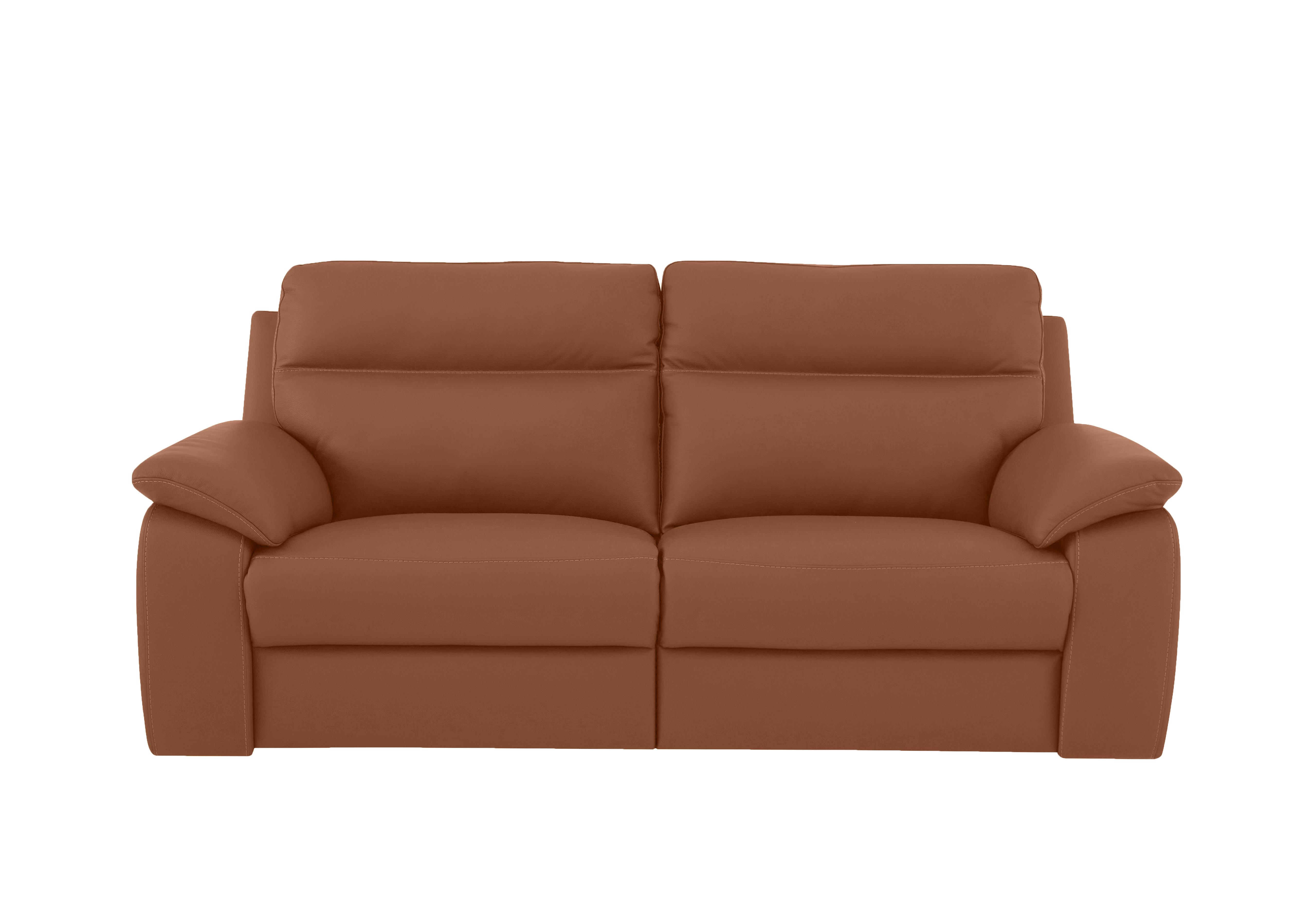 Pepino 3 Seater Leather Sofa in 363 Torello Cognac on Furniture Village