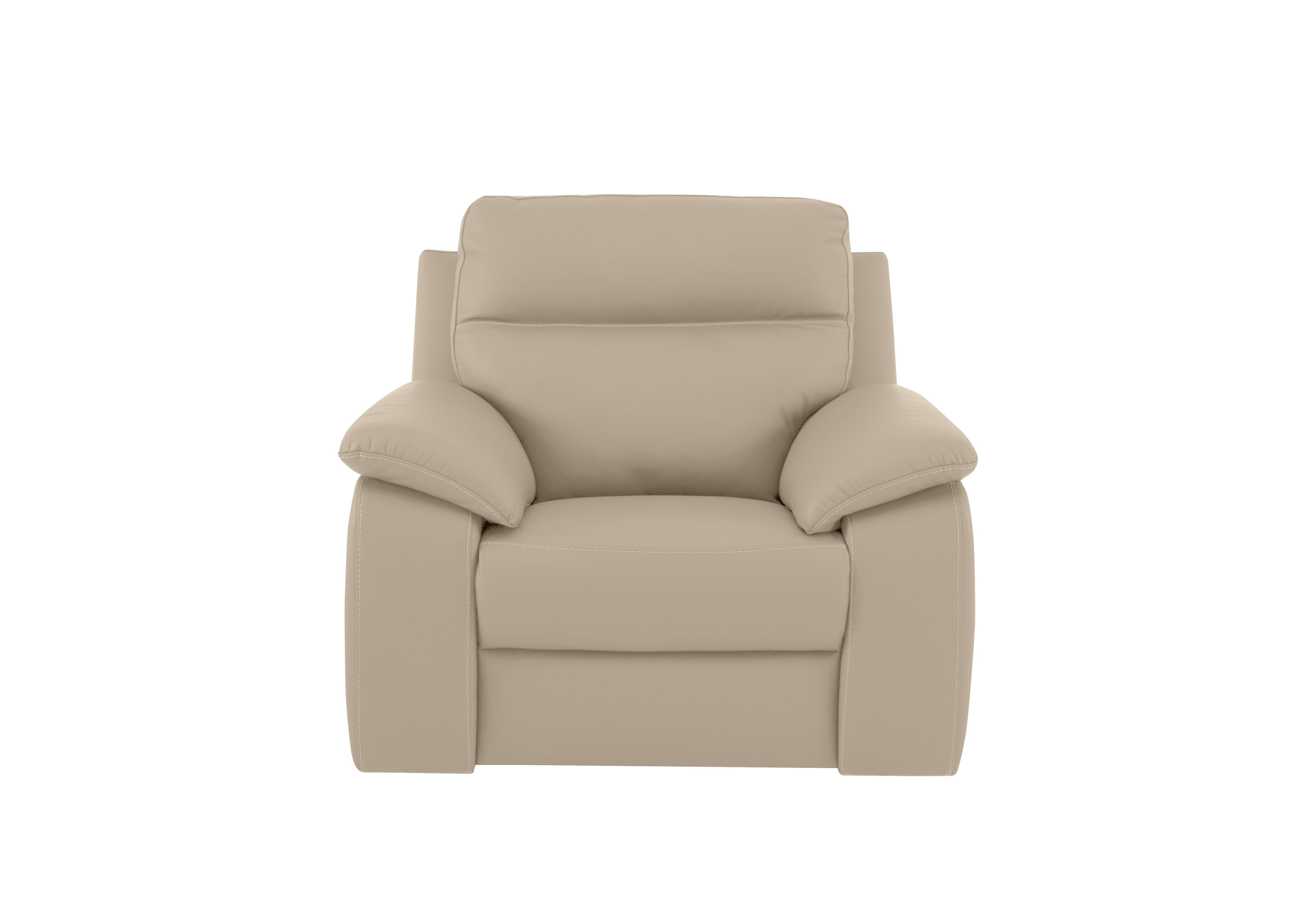 Pepino Leather Recliner Armchair in 352 Torello Fango on Furniture Village