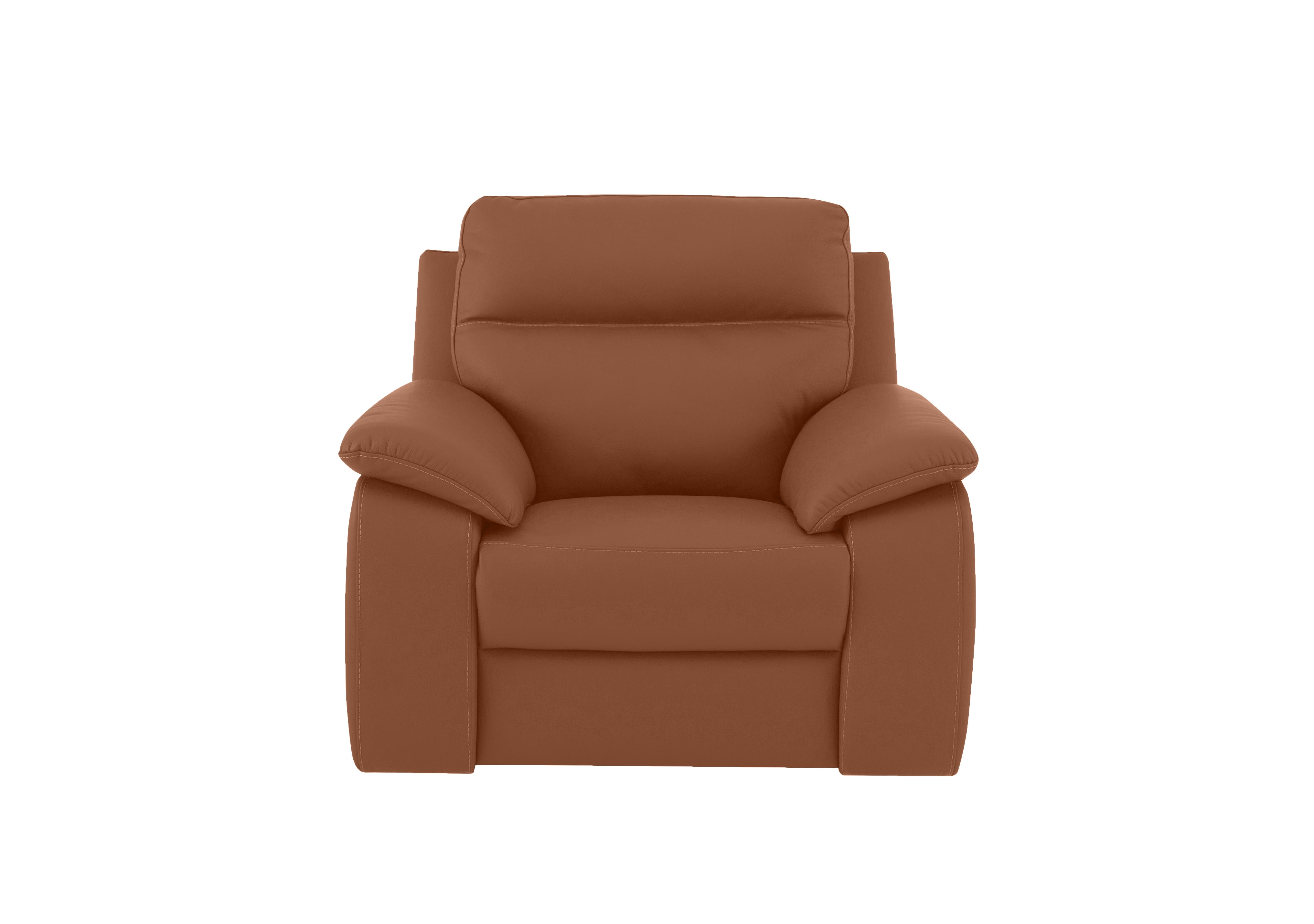 Pepino Leather Recliner Armchair in 363 Torello Cognac on Furniture Village