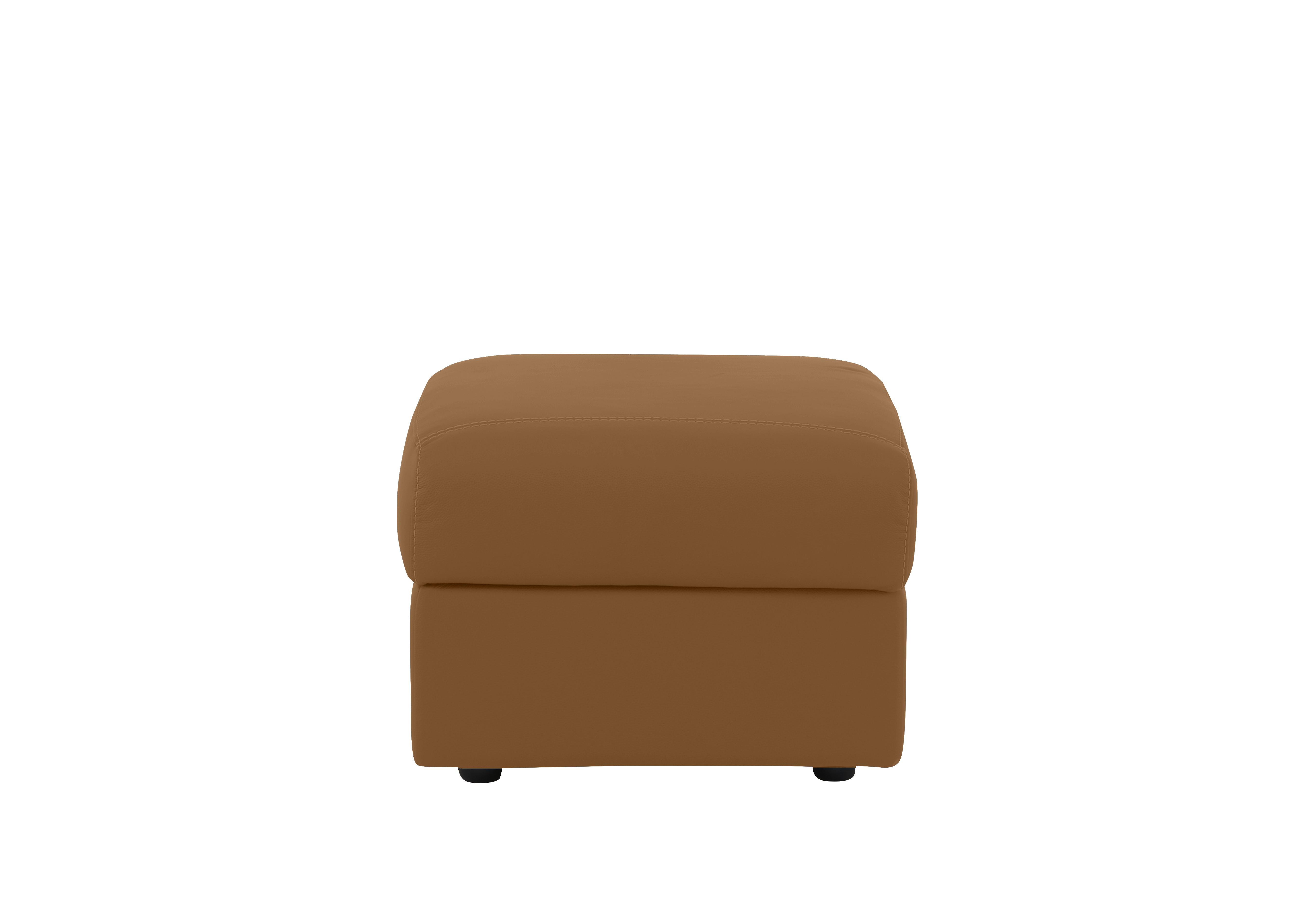 Pepino Leather Storage Footstool in 2151 Botero Cuoio on Furniture Village