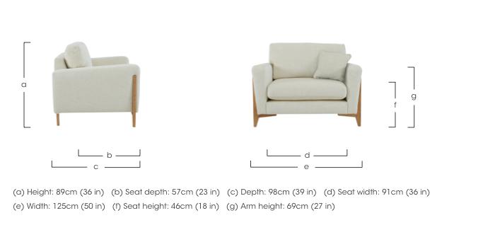 Marinello Snuggler Chair in  on Furniture Village