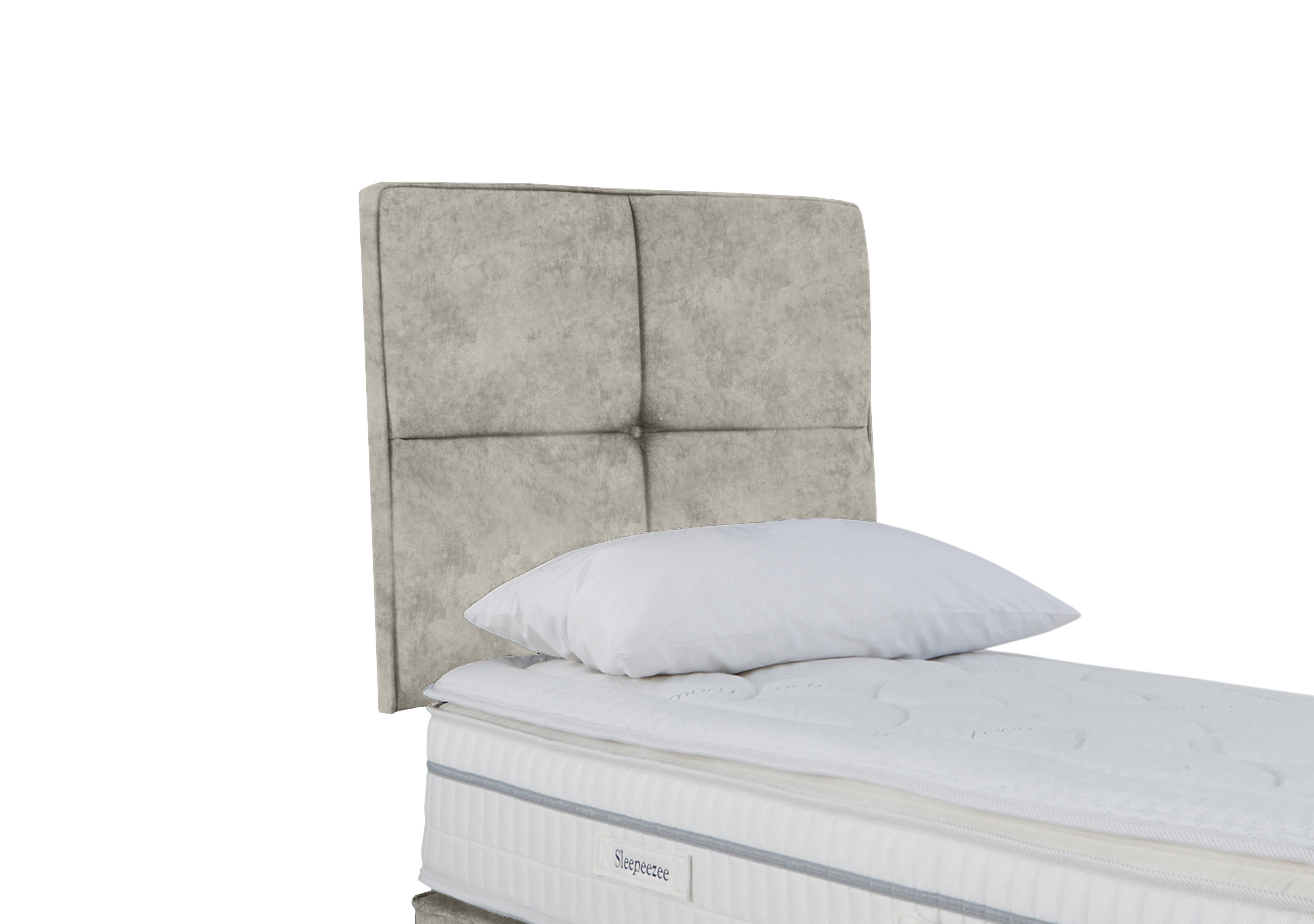 Dalmore Strutted Headboard in Daytona Stone on Furniture Village