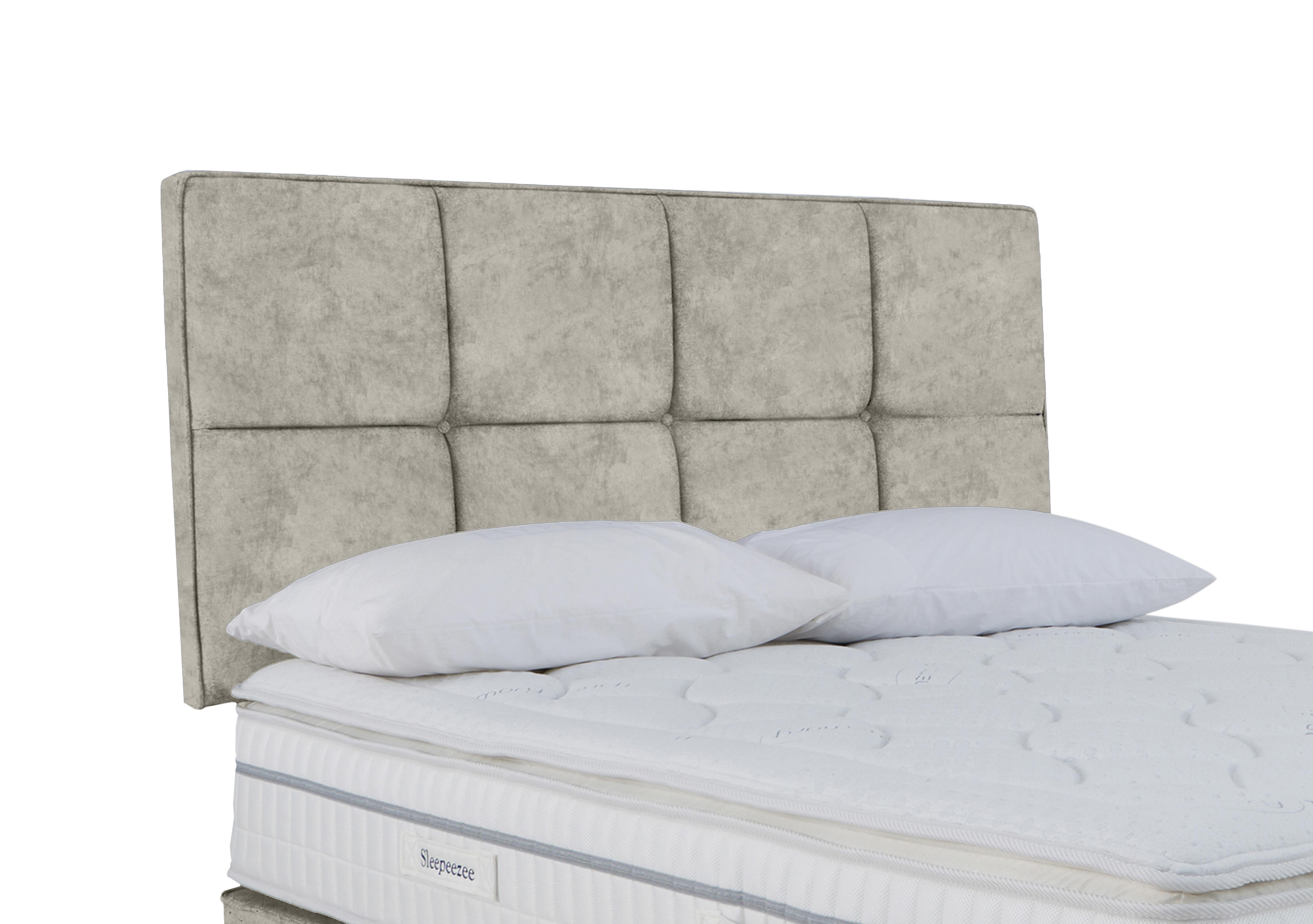 Dalmore Strutted Headboard in Daytona Stone on Furniture Village