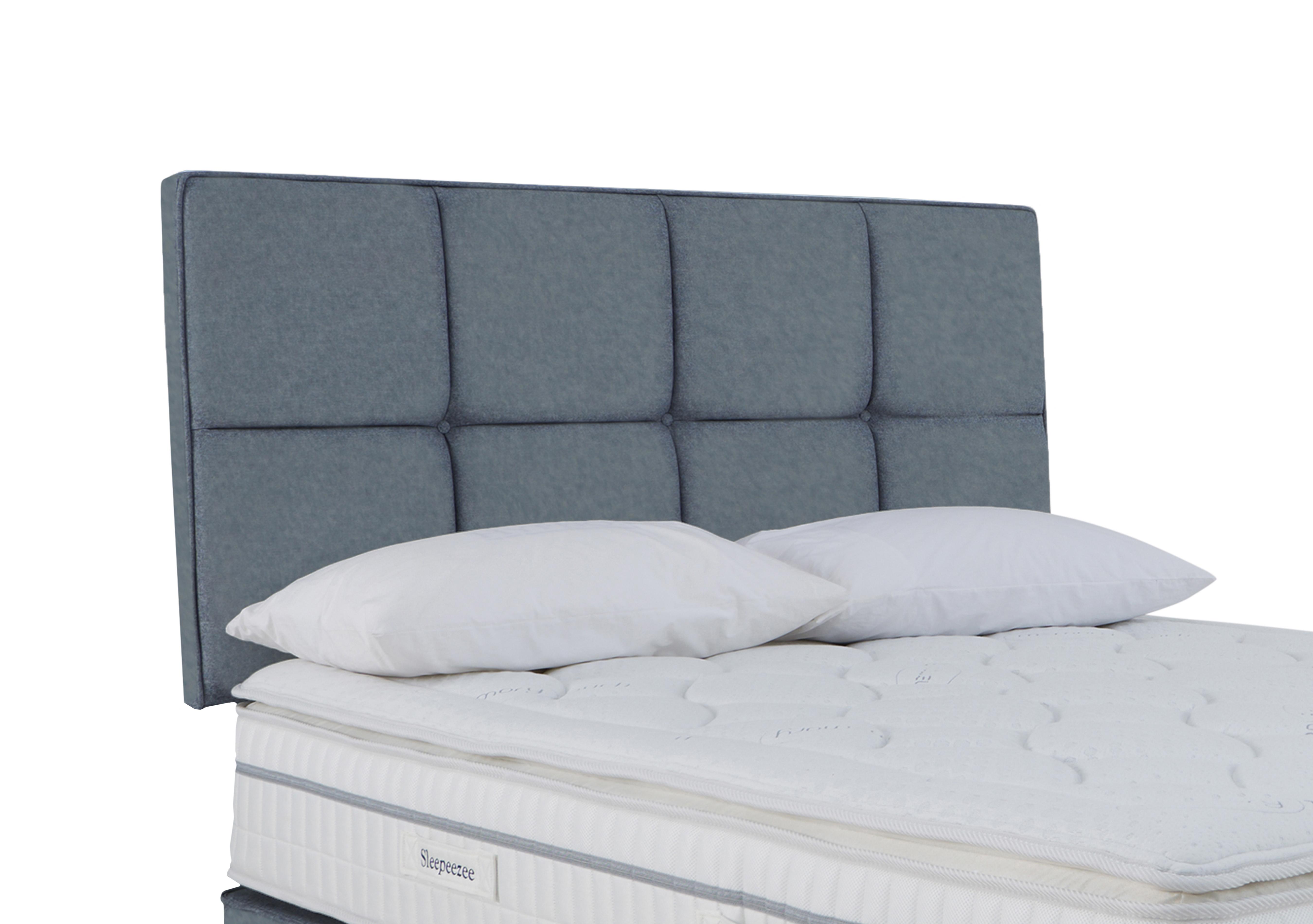 Dalmore Strutted Headboard in Joshua Blue on Furniture Village