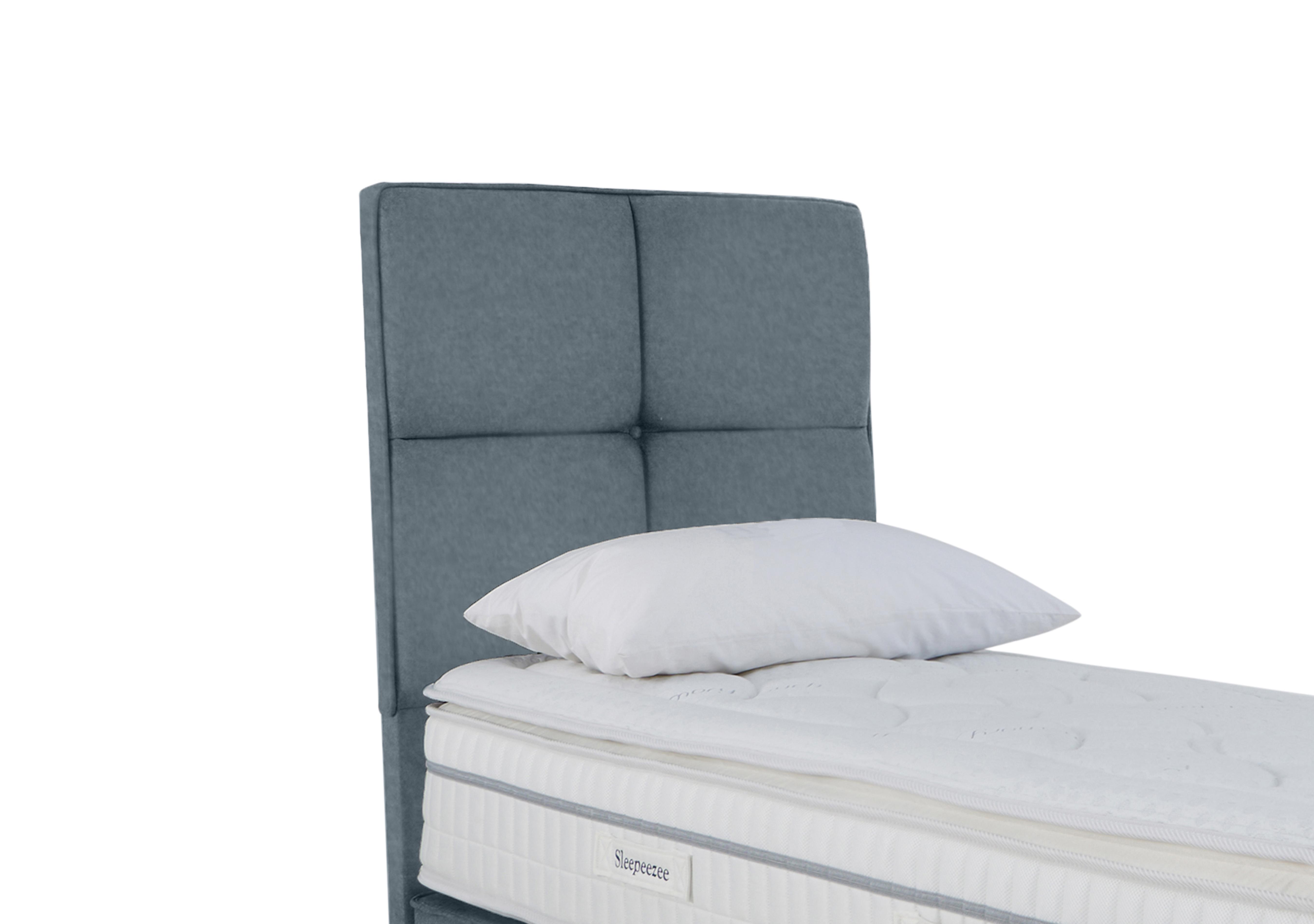 Dalmore Floor Standing Headboard in Joshua Blue on Furniture Village