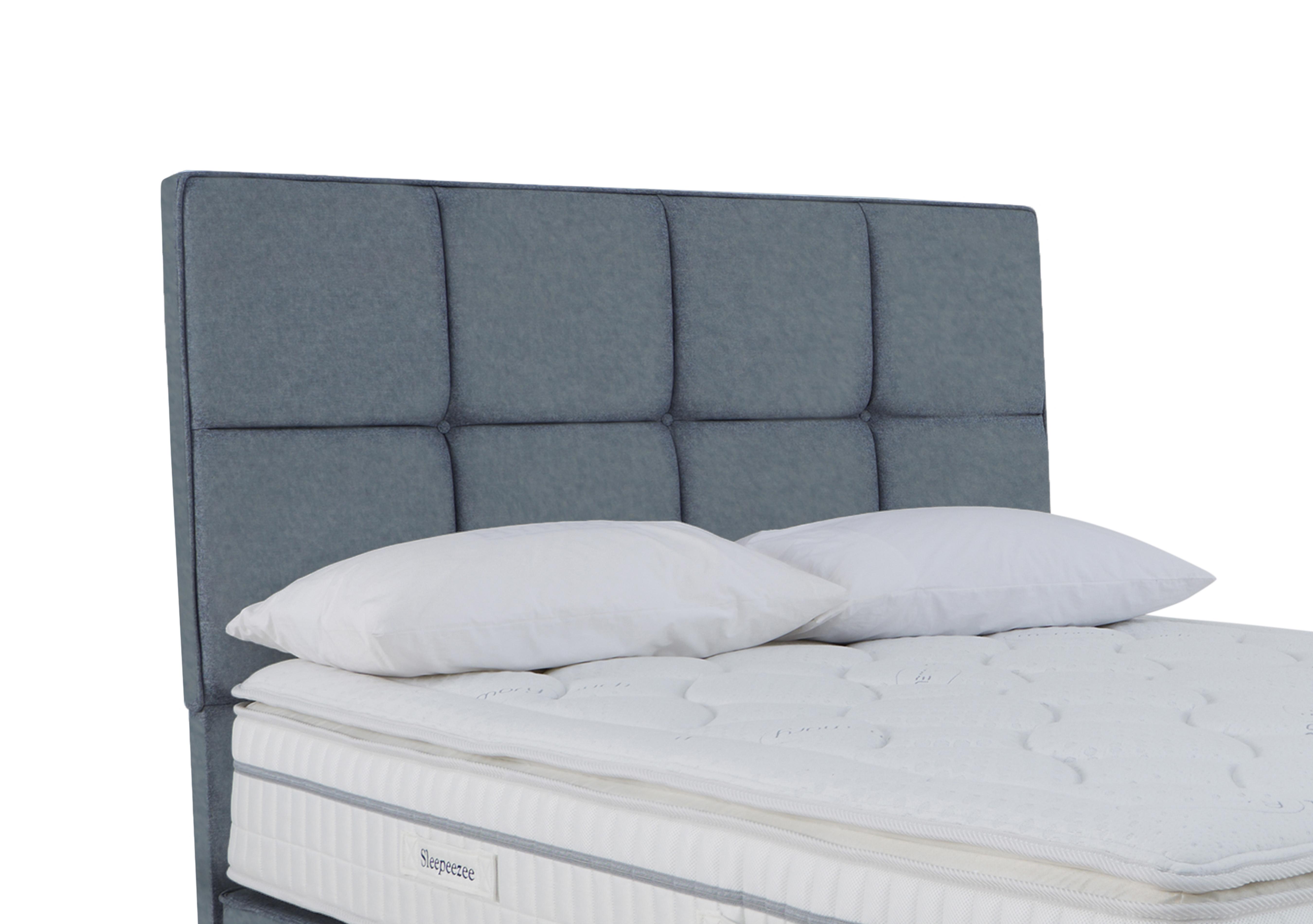 Dalmore Floor Standing Headboard in Joshua Blue on Furniture Village
