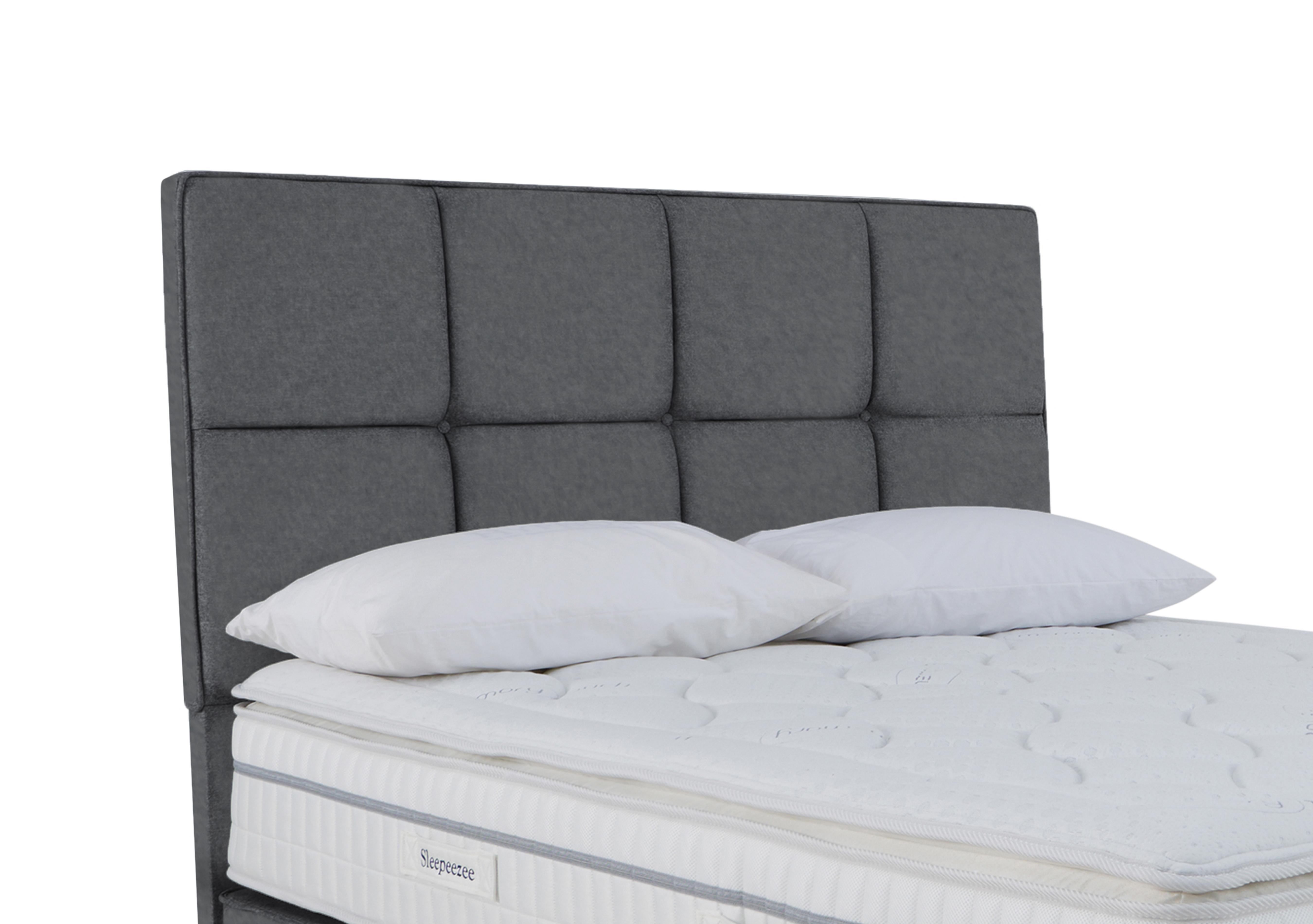 Dalmore Floor Standing Headboard in Joshua Grey on Furniture Village