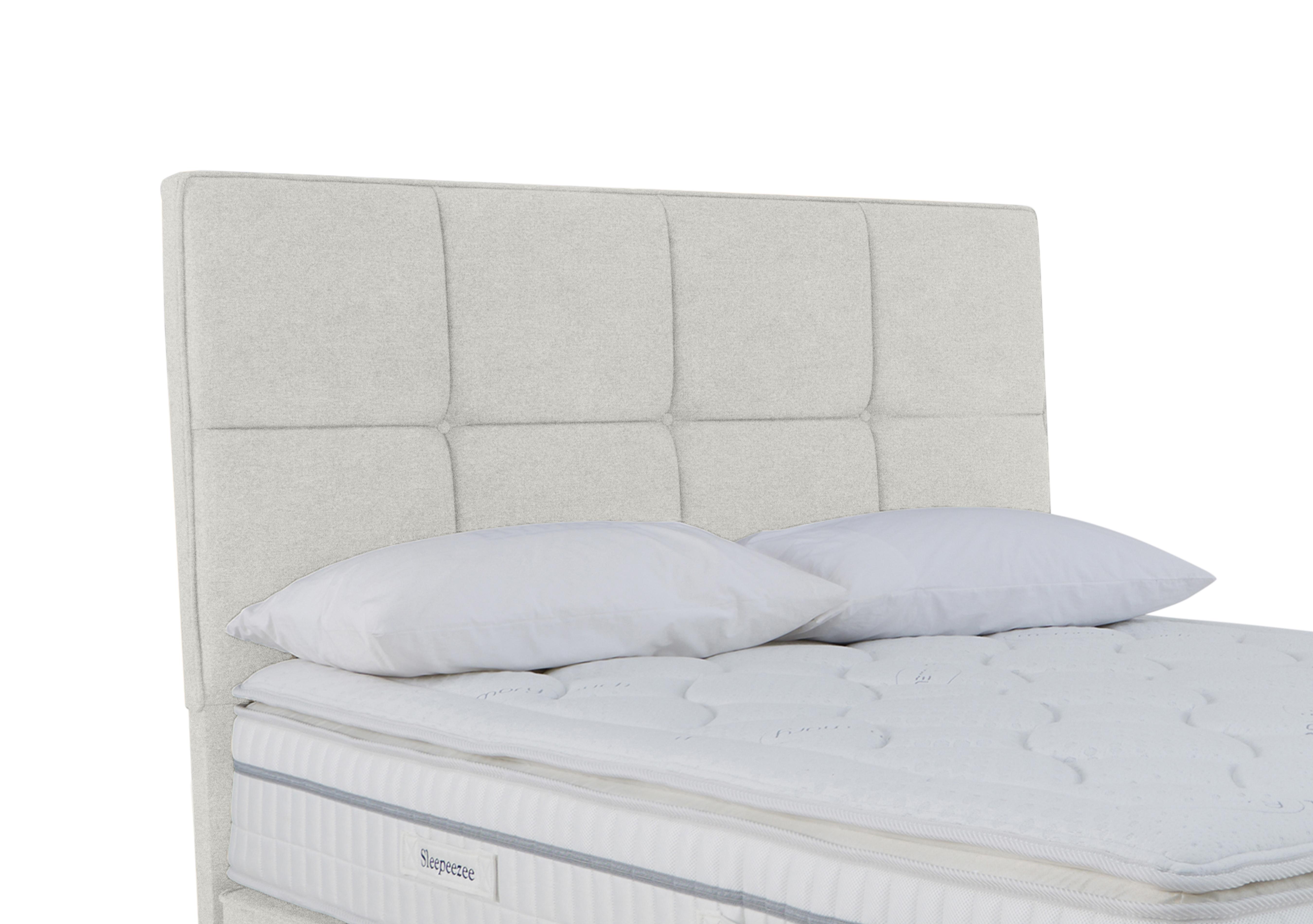 Dalmore Floor Standing Headboard in Queens Pebble on Furniture Village
