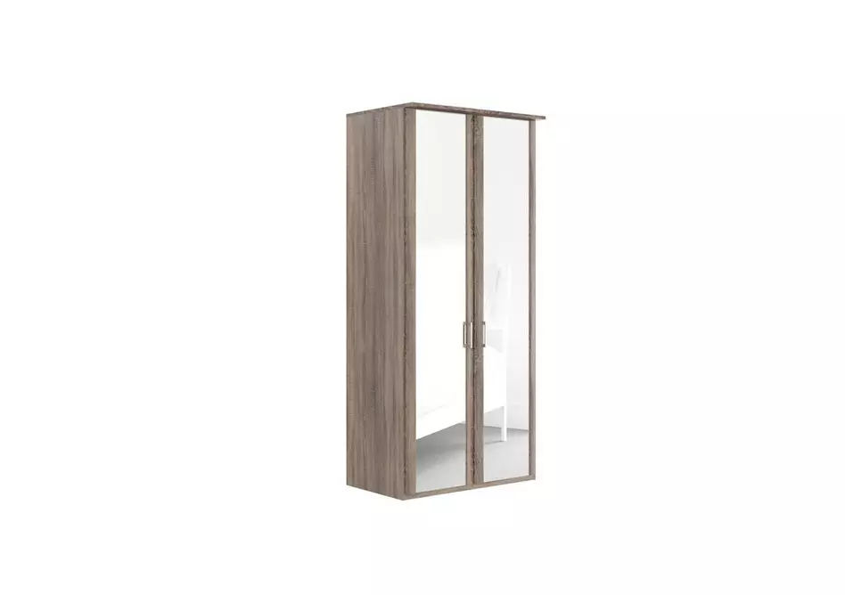 Oxford 2 Door Hinged Wardrobe with Mirrors
