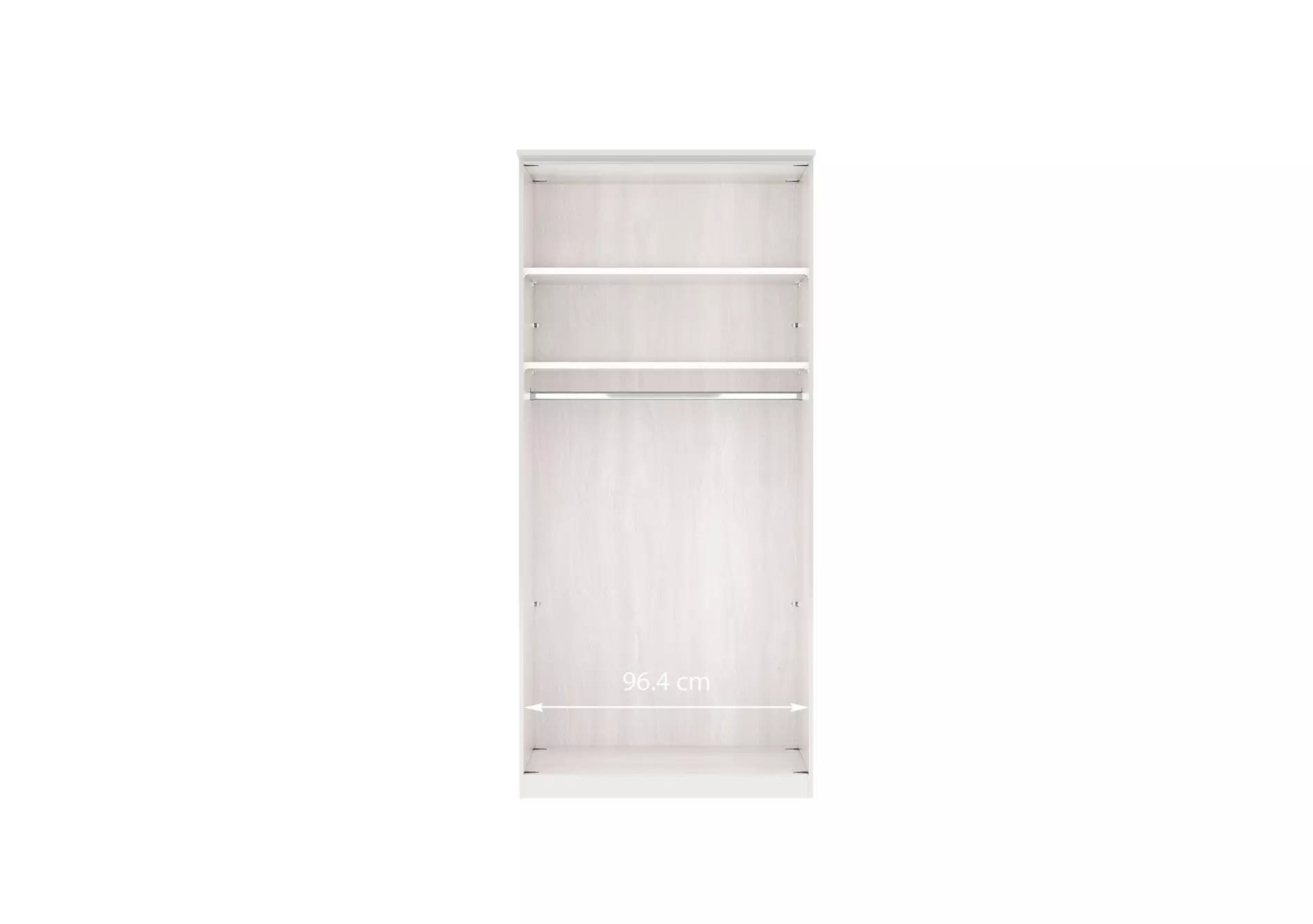 Oxford 2 Door Hinged Wardrobe with Mirrors