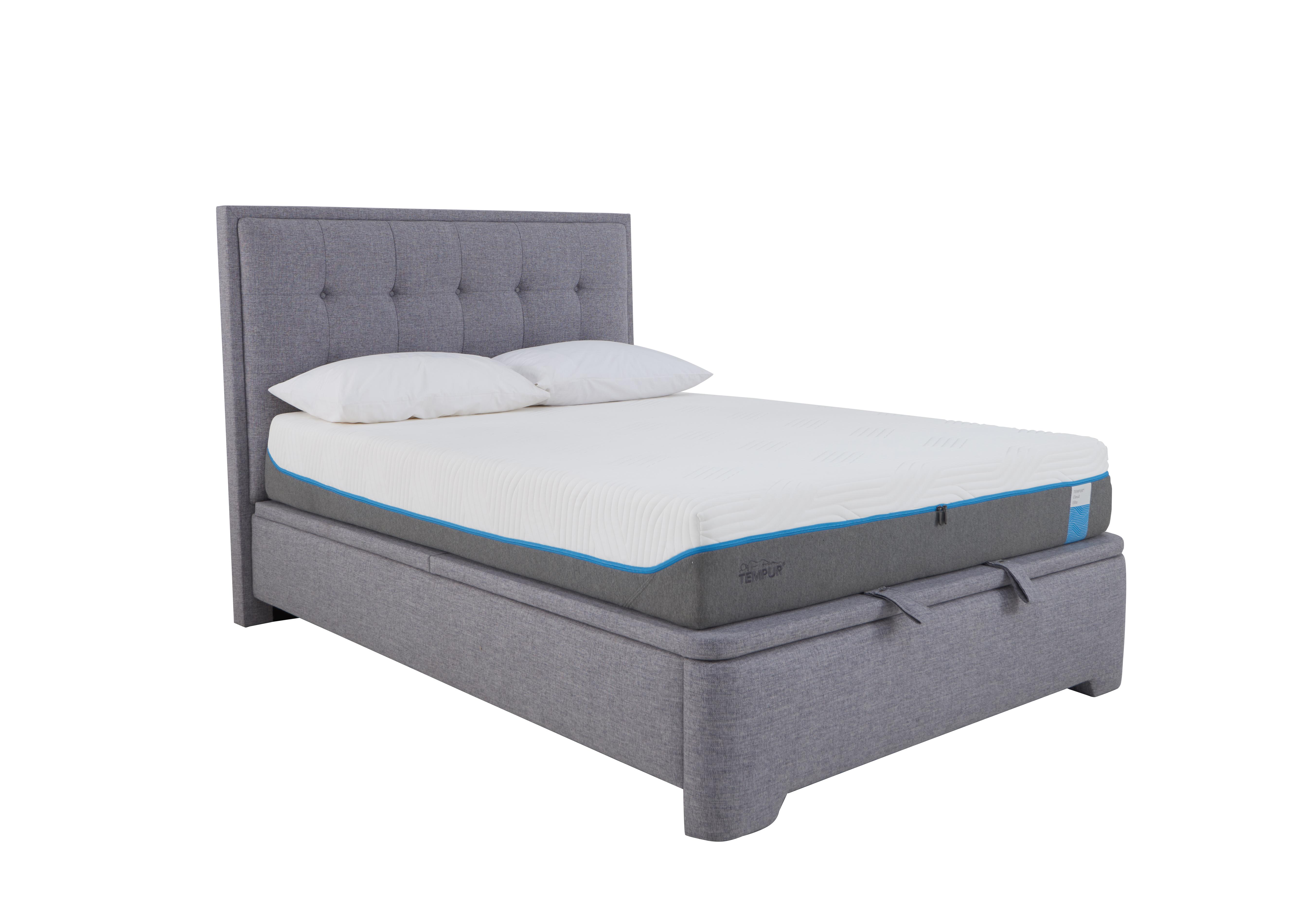 Athos Ottoman Bedframe in Marbella Grey on Furniture Village