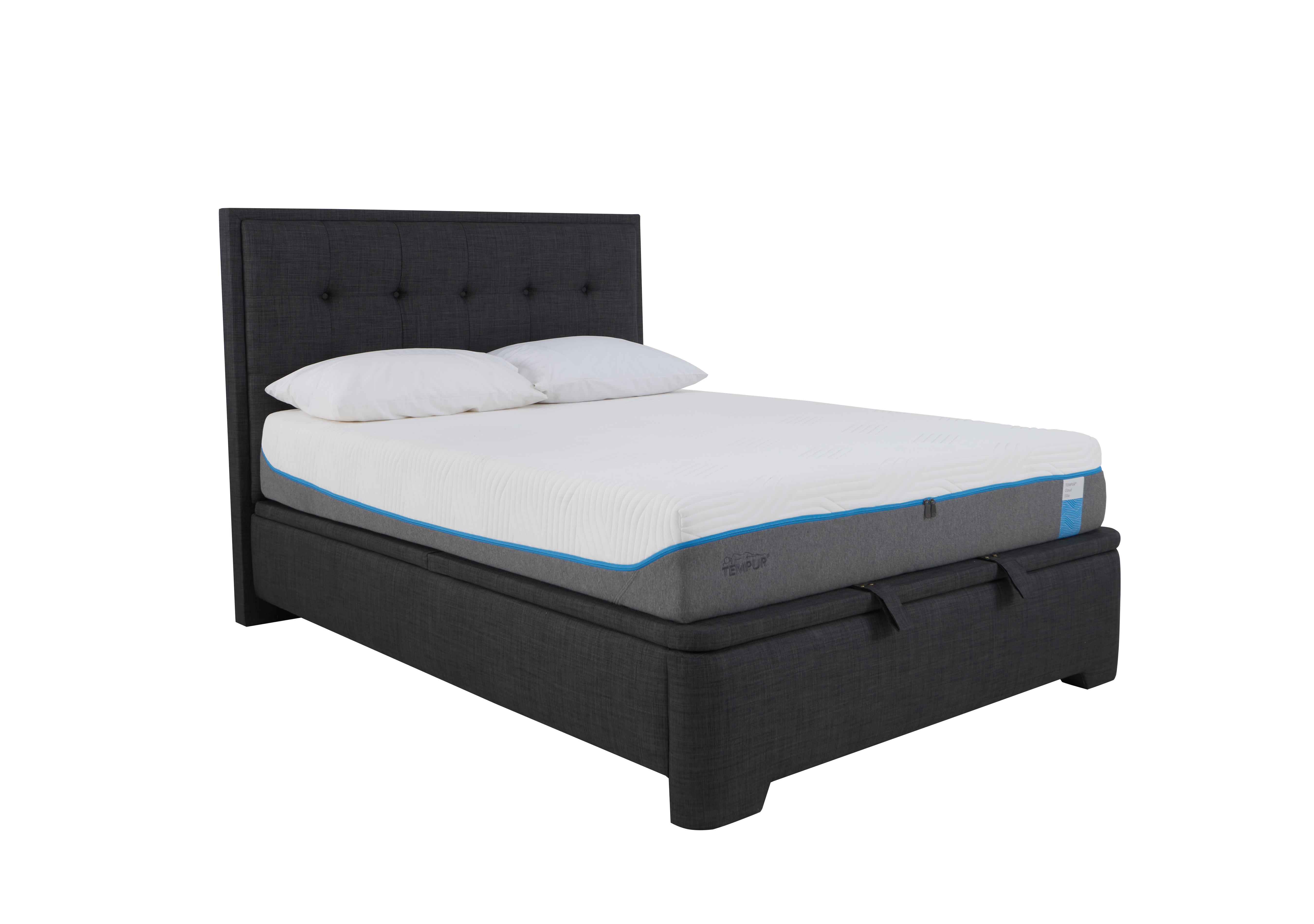 Athos Ottoman Bedframe in Slate Grey on Furniture Village