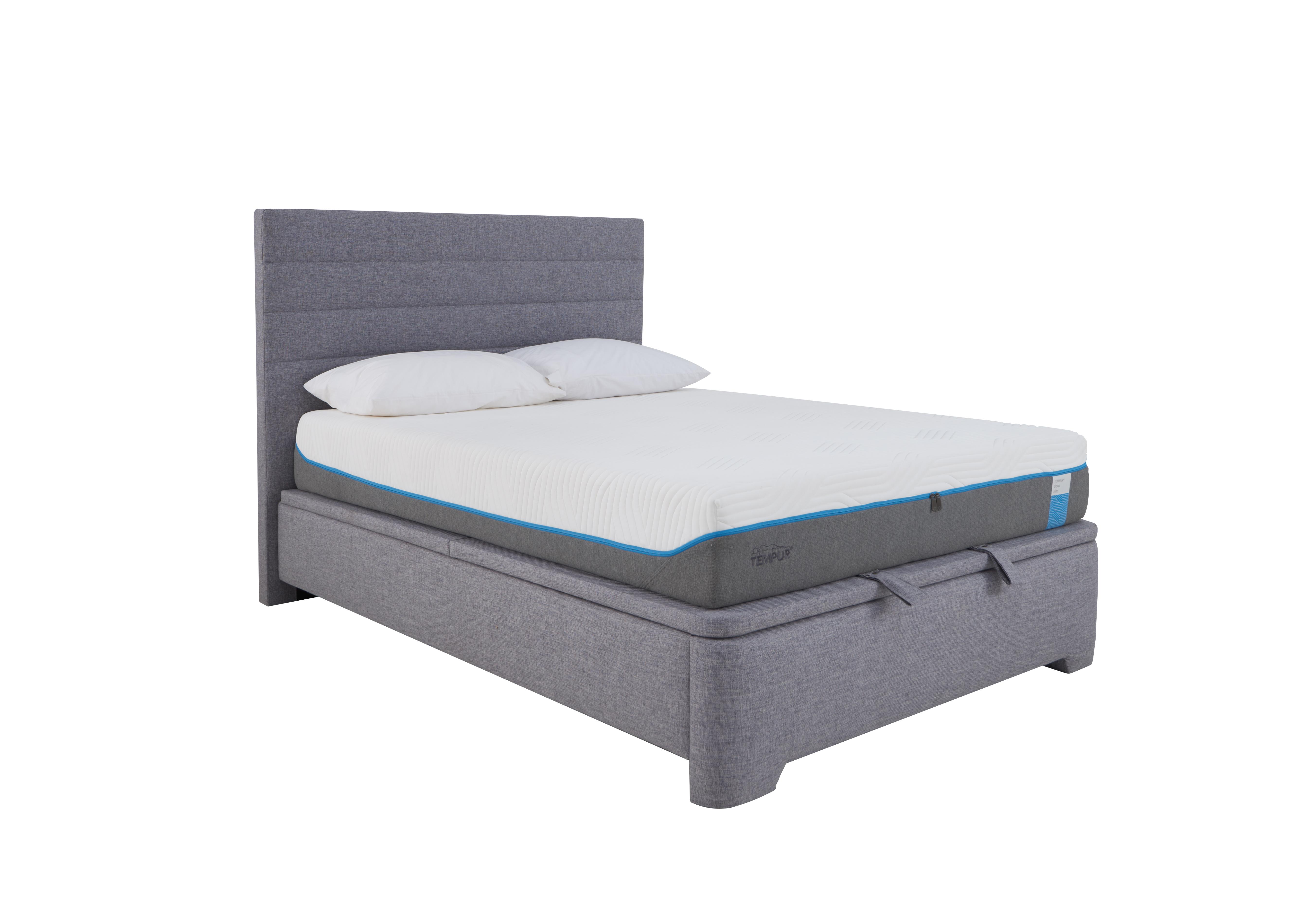 Porthos Ottoman Bedframe in Marbella Grey on Furniture Village