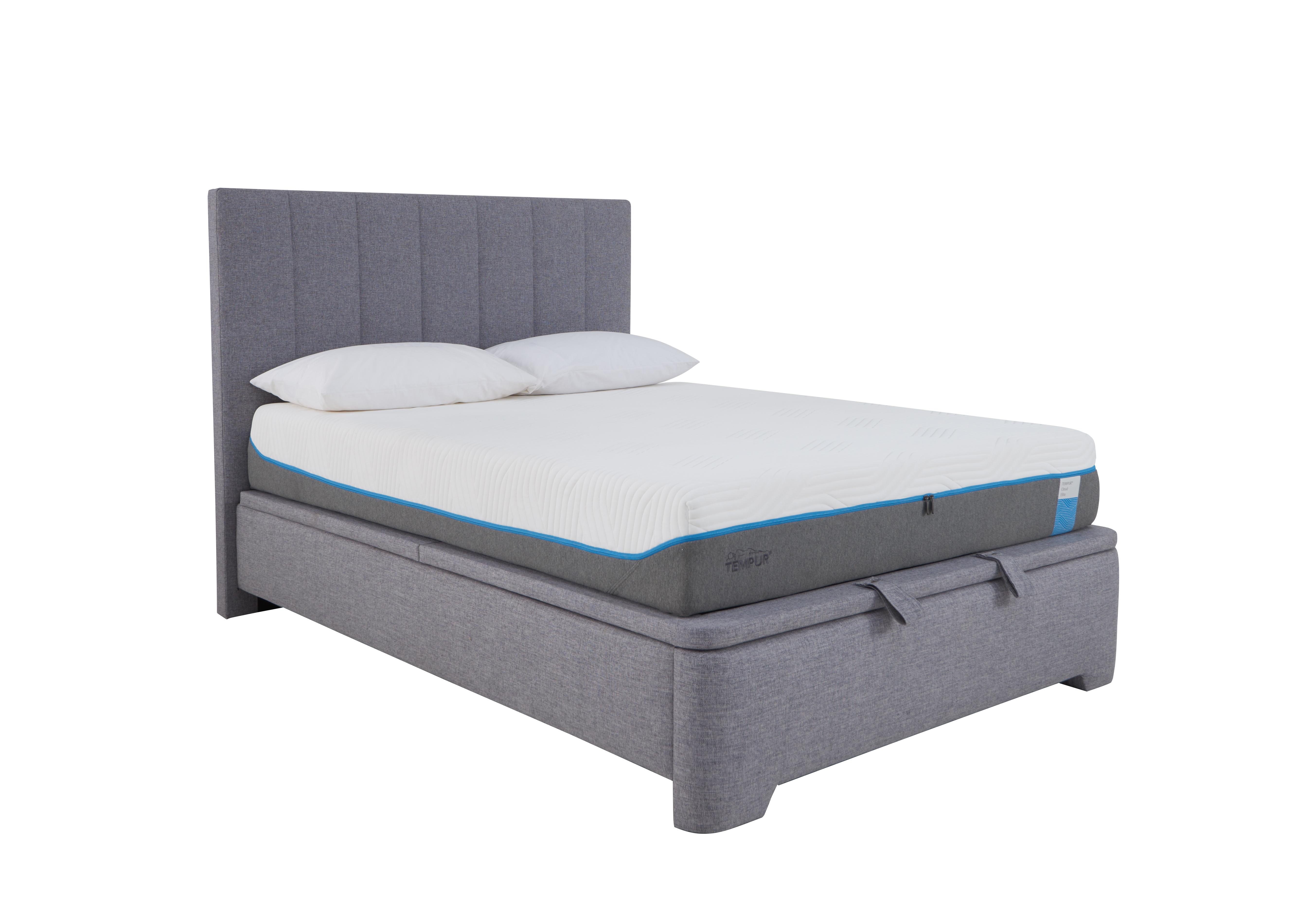 Aramis Ottoman Bedframe in Marbella Grey on Furniture Village