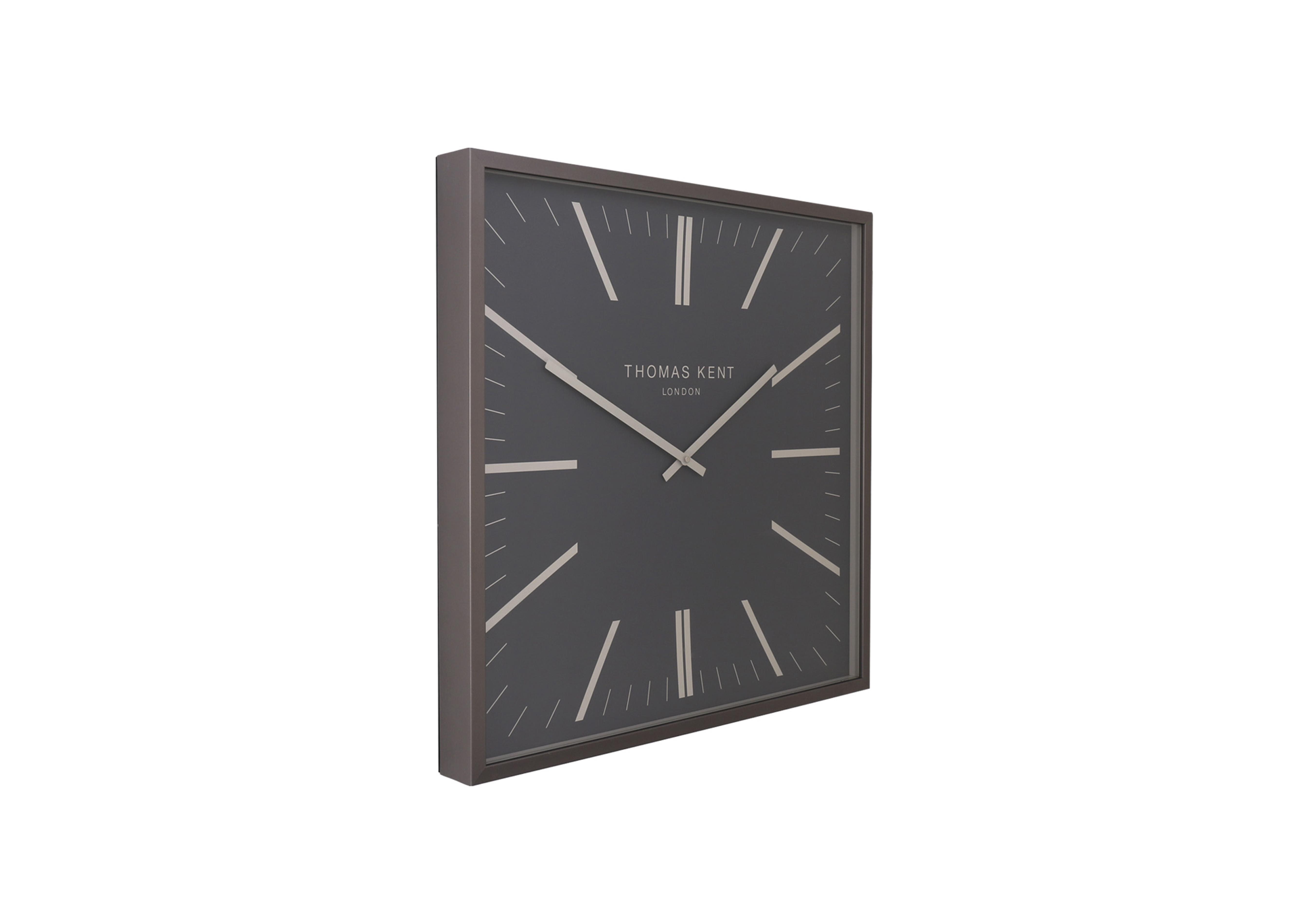 Garrick Wall Clock in Graphite on Furniture Village