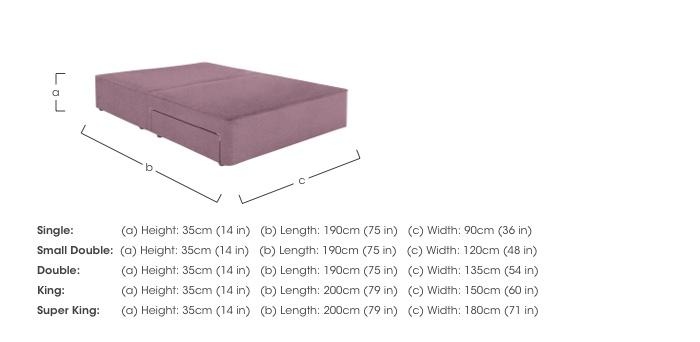 Yorkshire Divan Base in  on Furniture Village