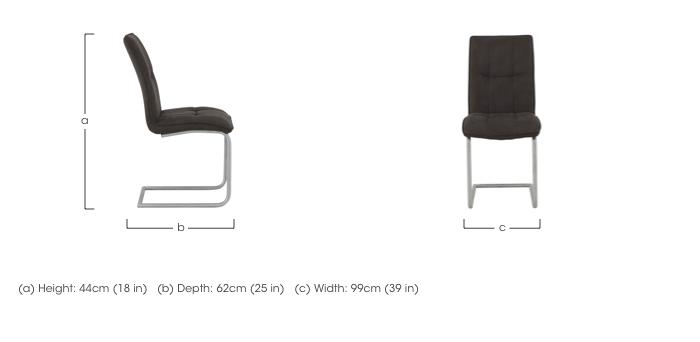 Fusion Cantilever Dining Chair in  on Furniture Village