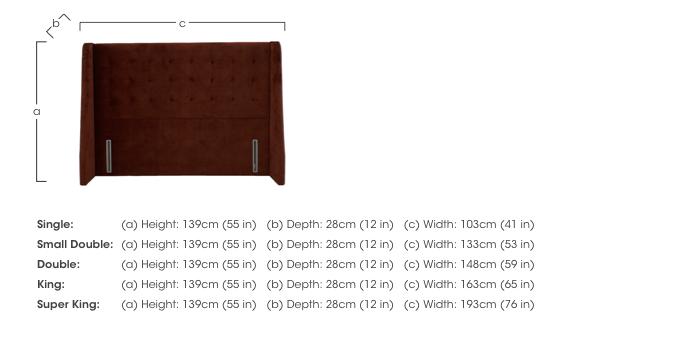 Stately Cypress Headboard in  on Furniture Village