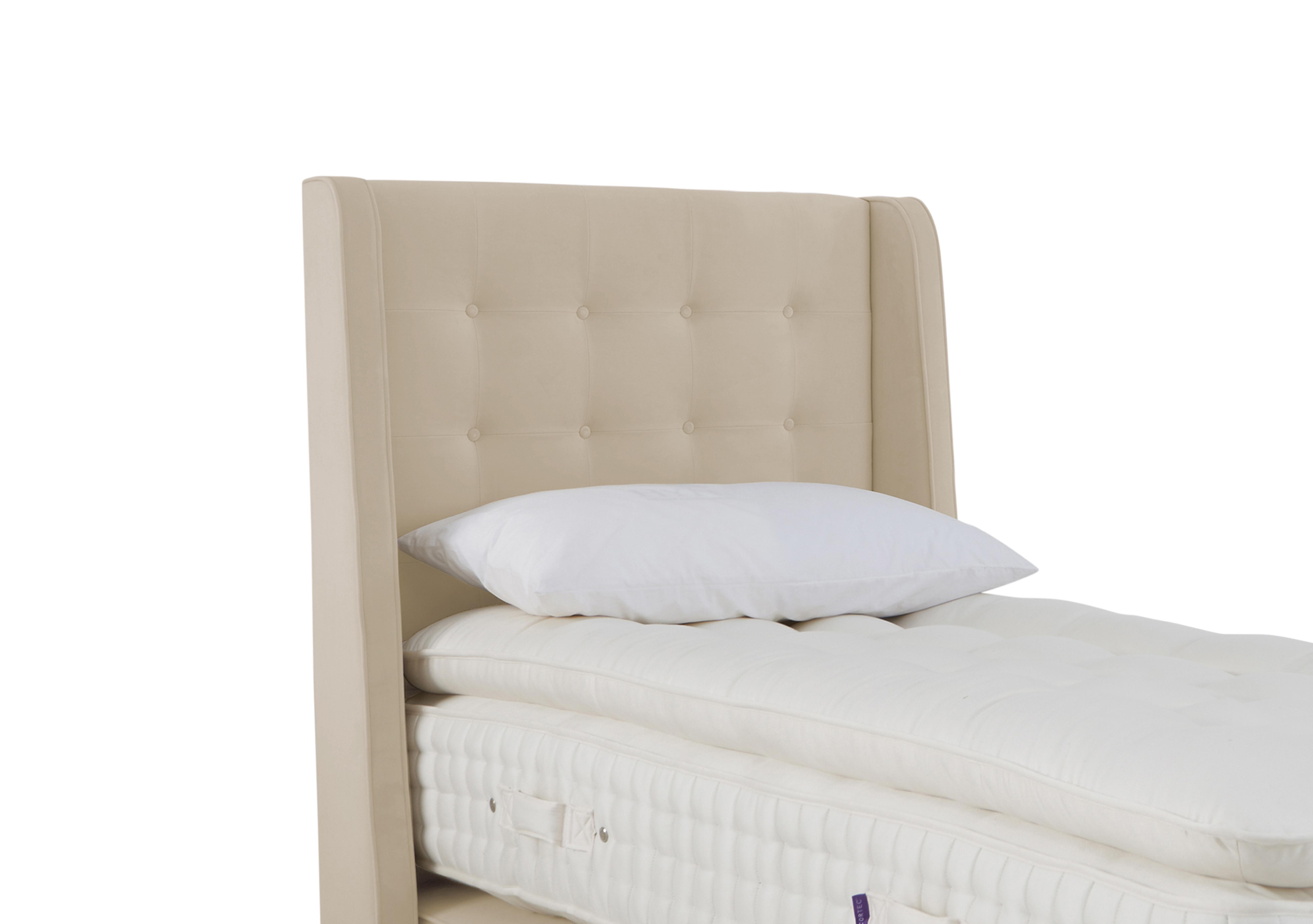 Stately Cypress Headboard in Seven Ivory on Furniture Village